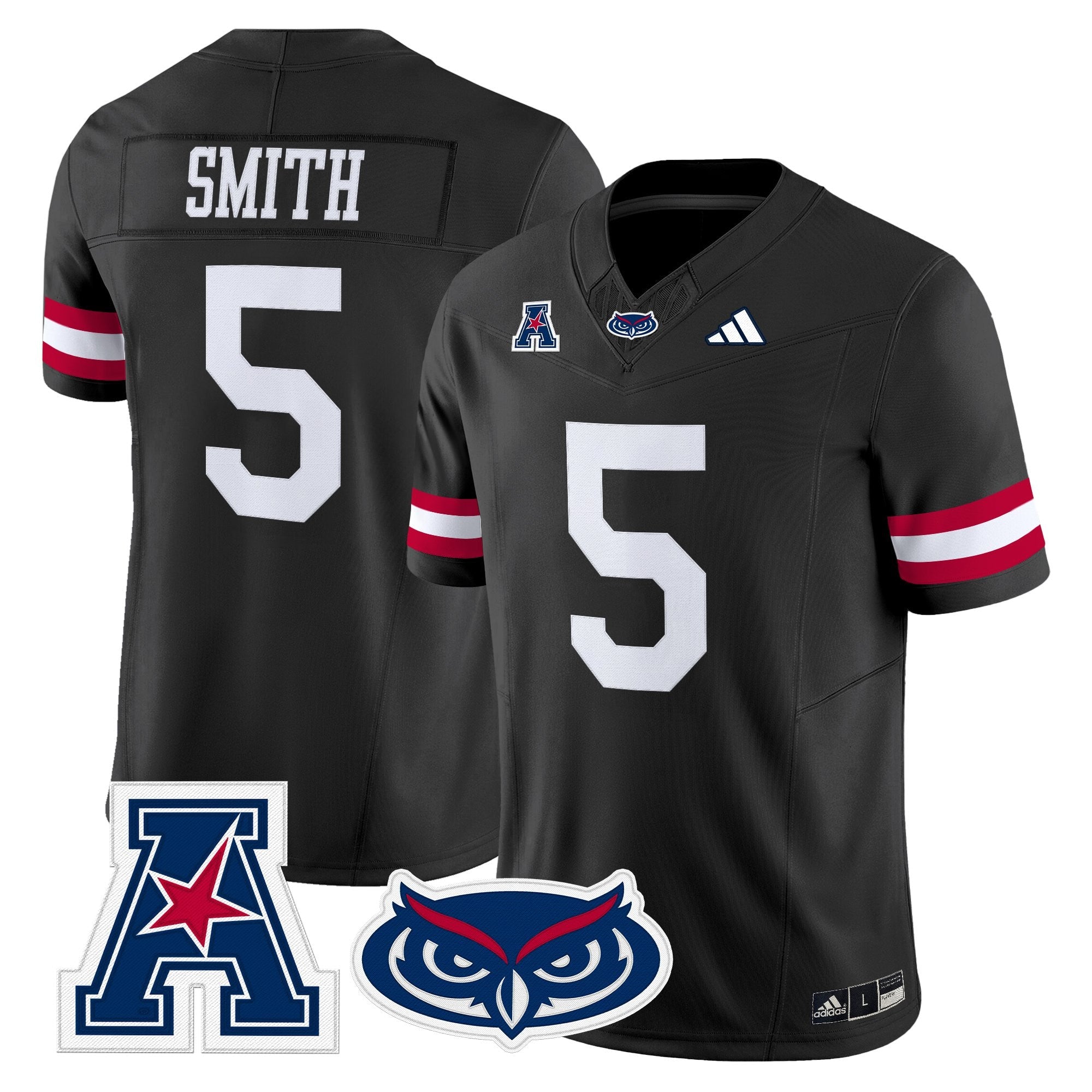 Florida Atlantic Owls 2025 Vapor Limited Jersey - All Stitched