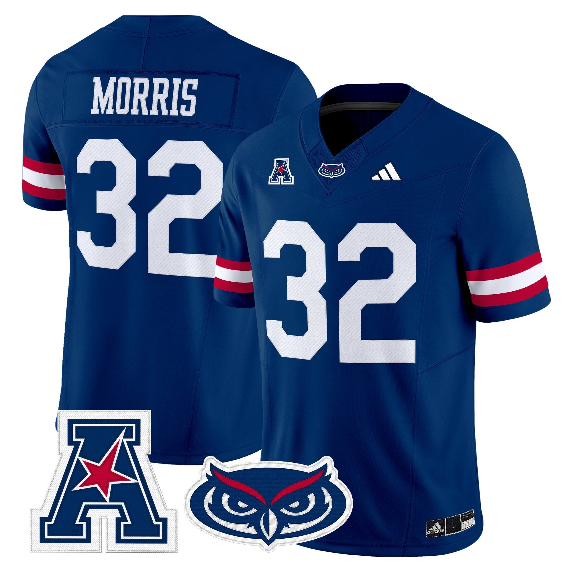 Florida Atlantic Owls 2025 Vapor Limited Jersey - All Stitched