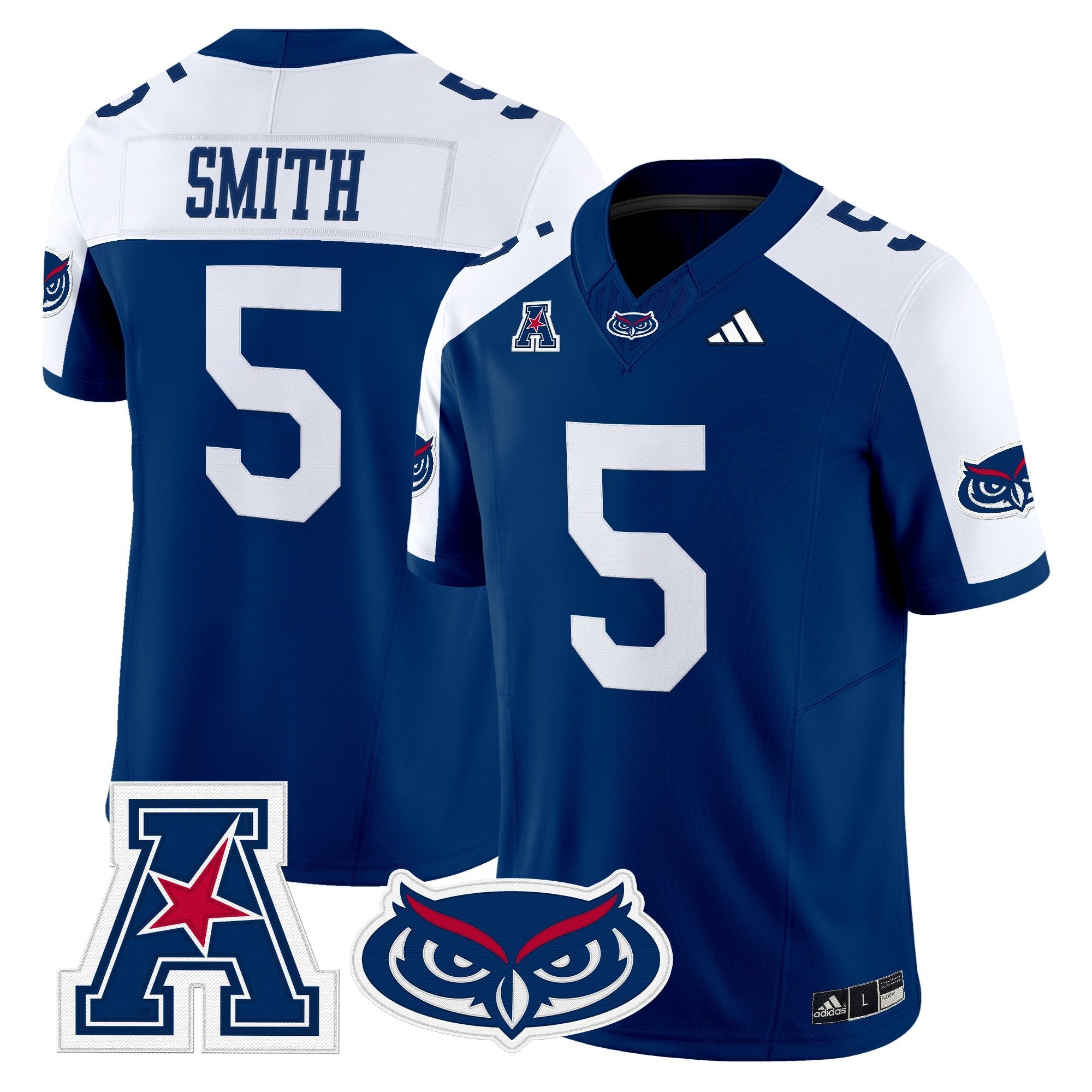 Florida Atlantic Owls 2025 Vapor Limited Jersey - All Stitched