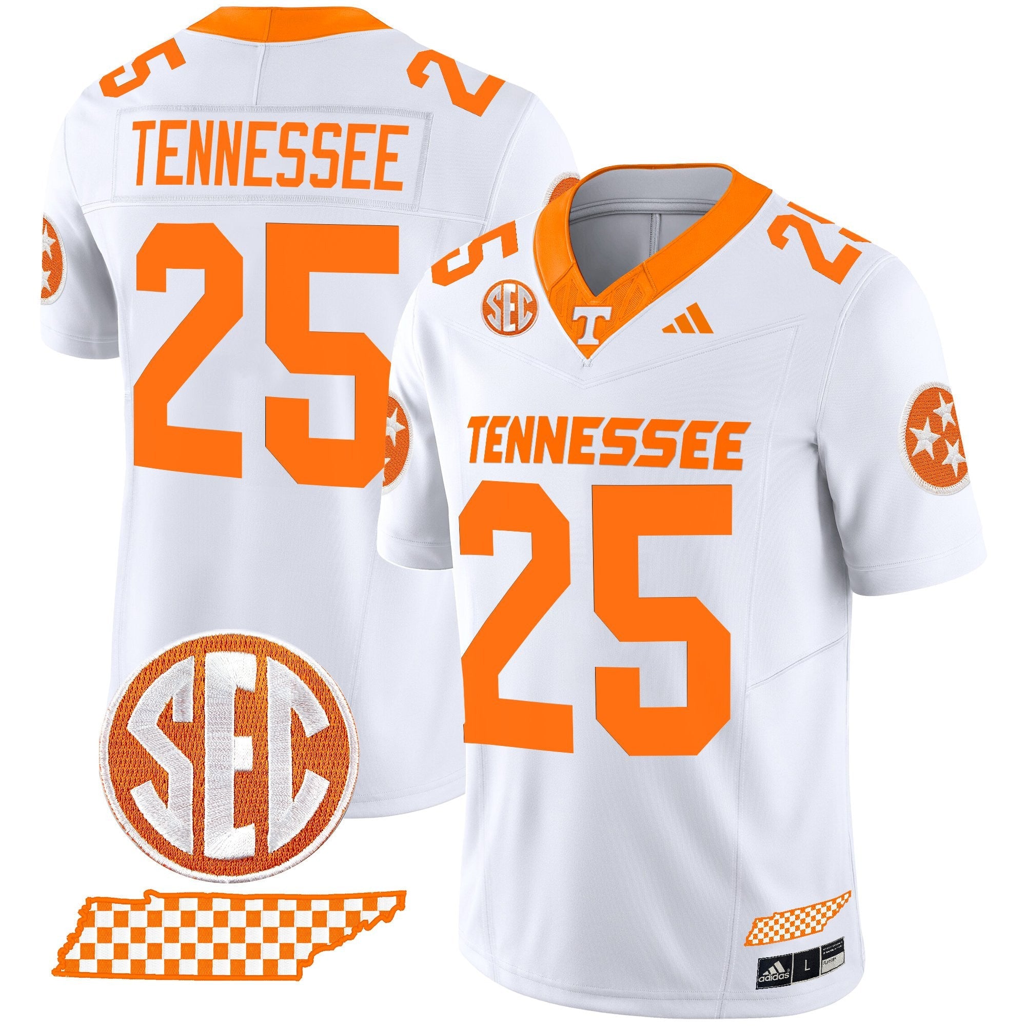 Tennessee Volunteers 2025 Vapor Limited Jersey V2 - All Stitched
