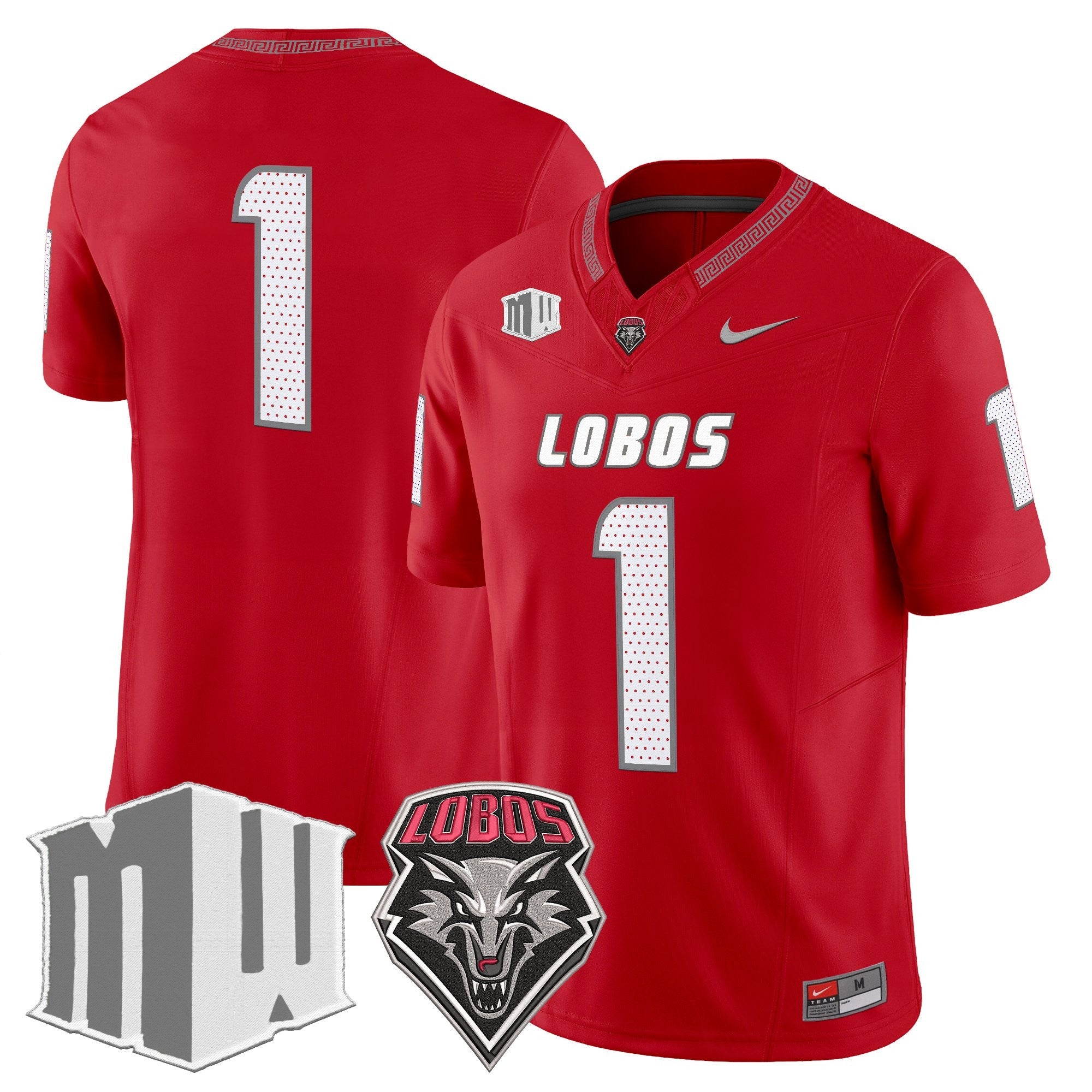 New Mexico Lobos 2025 Vapor Limited Jersey - All Stitched