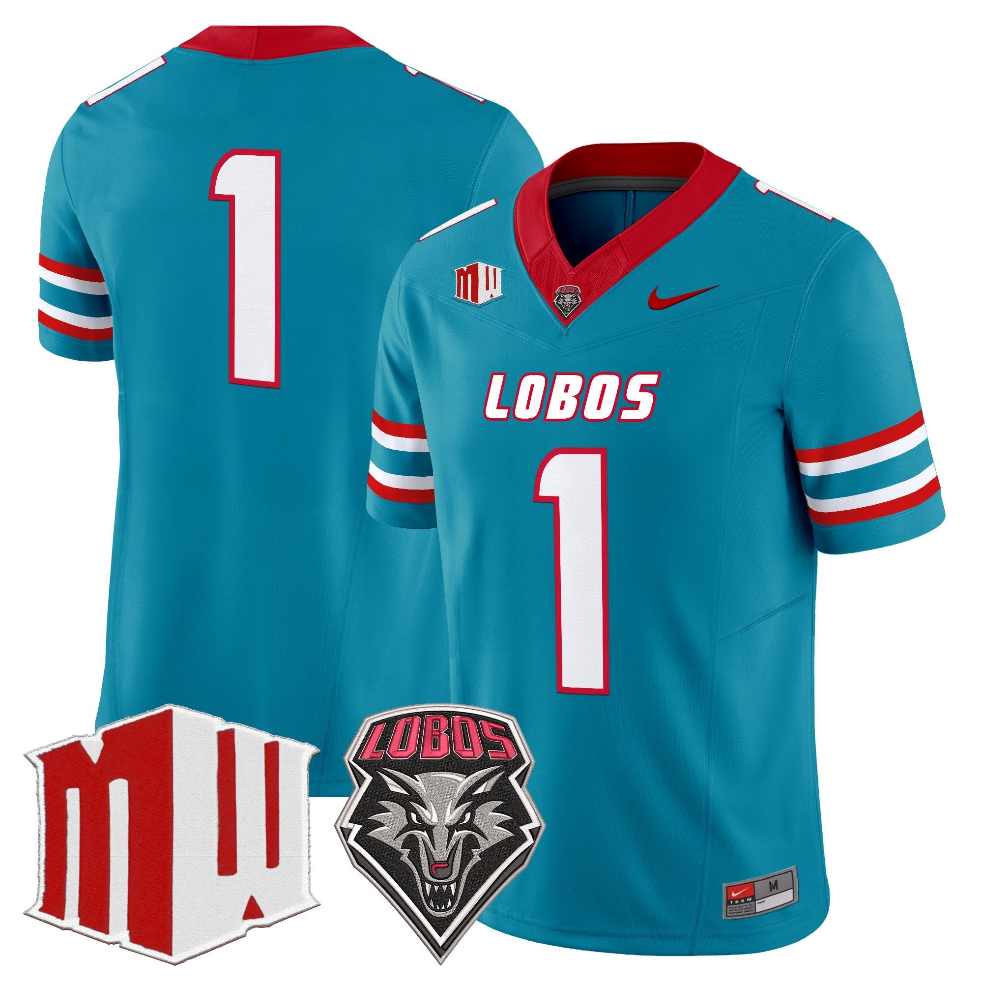 New Mexico Lobos 2025 Vapor Limited Jersey - All Stitched