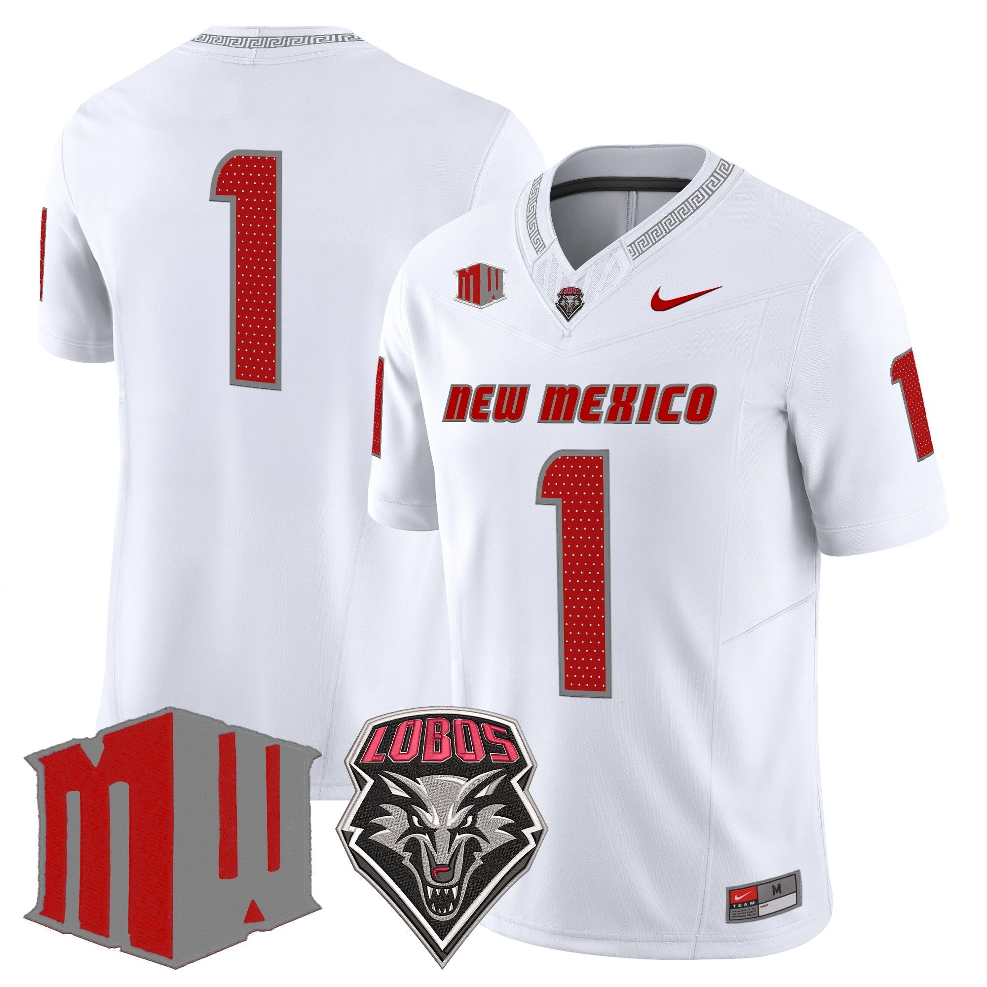 New Mexico Lobos 2025 Vapor Limited Jersey - All Stitched