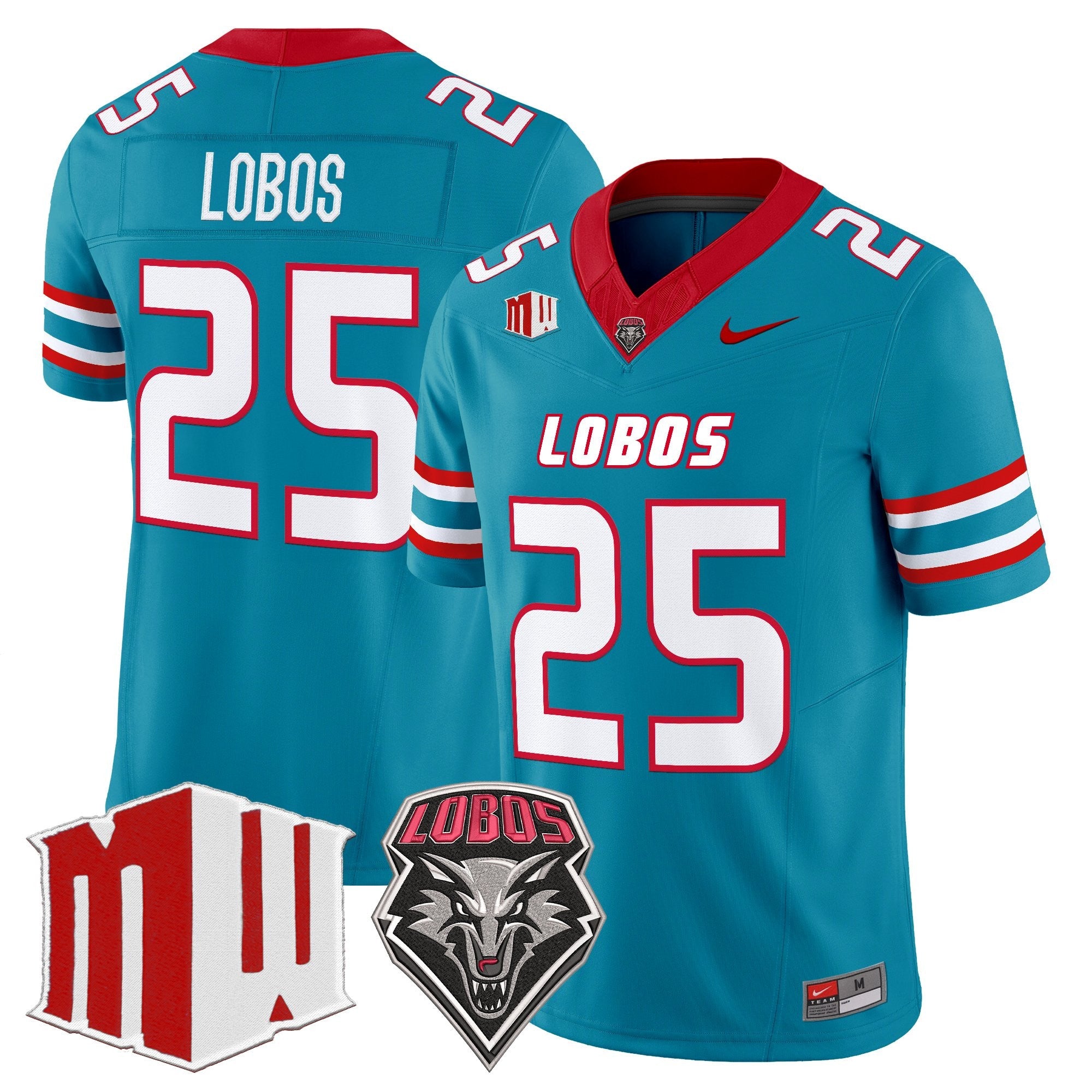 New Mexico Lobos 2025 Vapor Limited Jersey - All Stitched