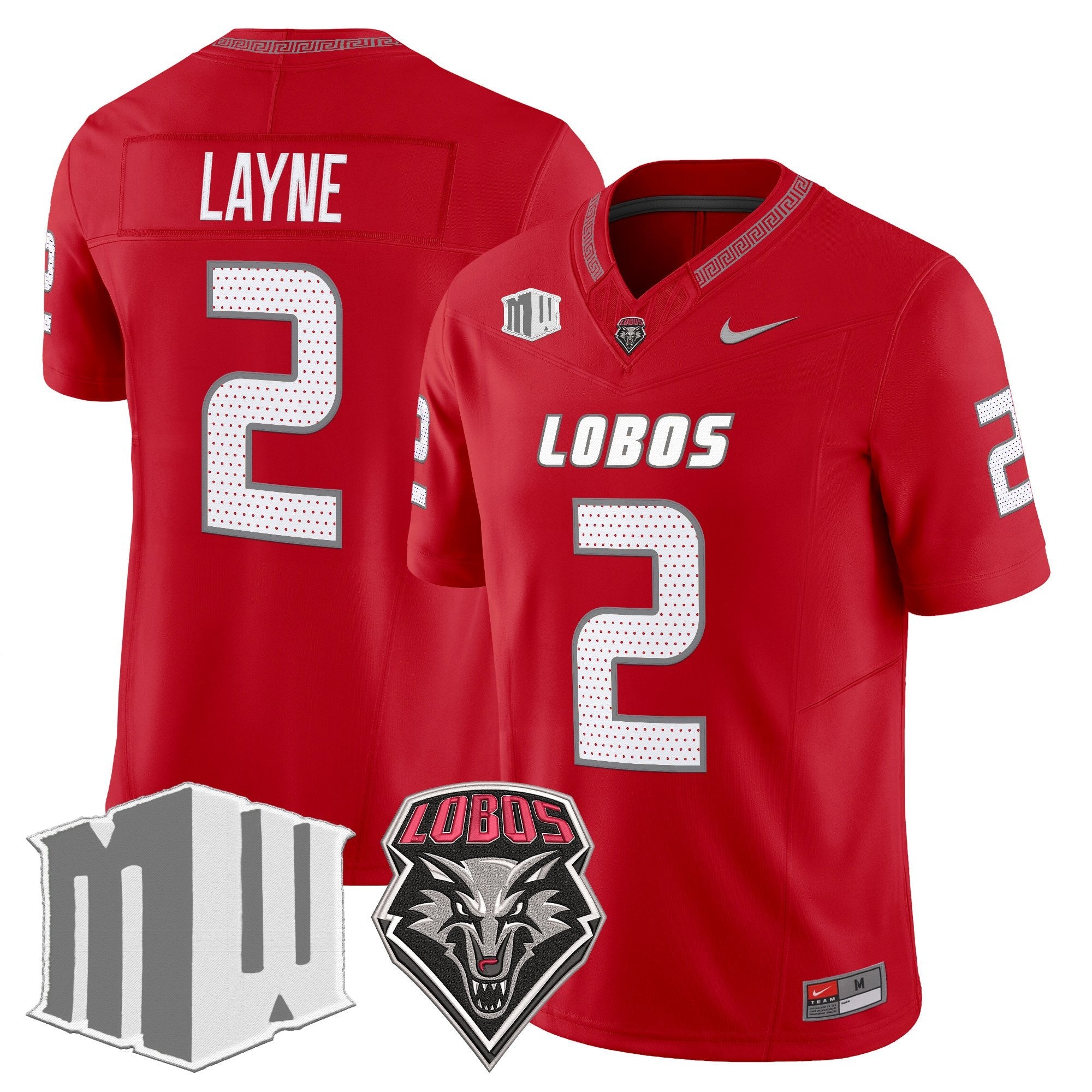 New Mexico Lobos 2025 Vapor Limited Jersey - All Stitched