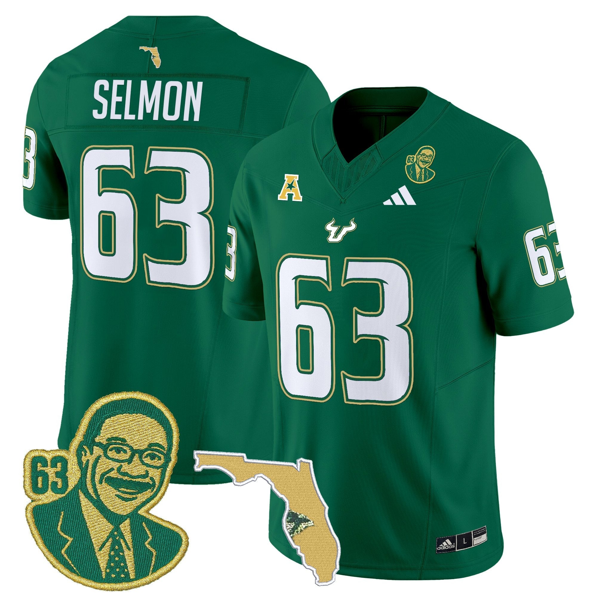 South Florida Bulls 'Lee Roy Selmon Legacy Edition' Vapor Limited Jersey - All Stitched