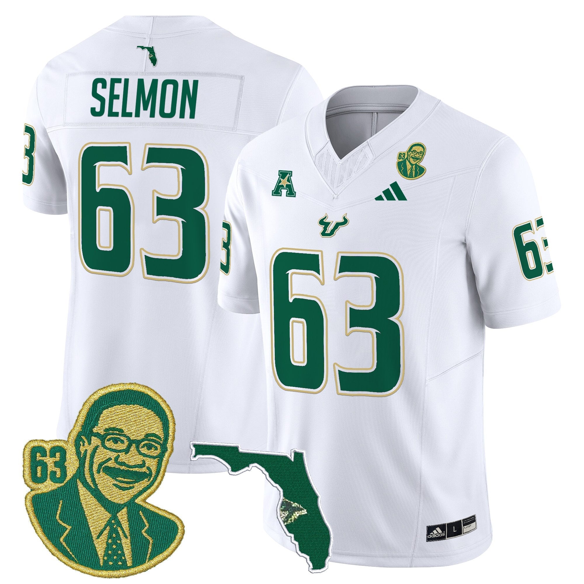 South Florida Bulls 'Lee Roy Selmon Legacy Edition' Vapor Limited Jersey - All Stitched