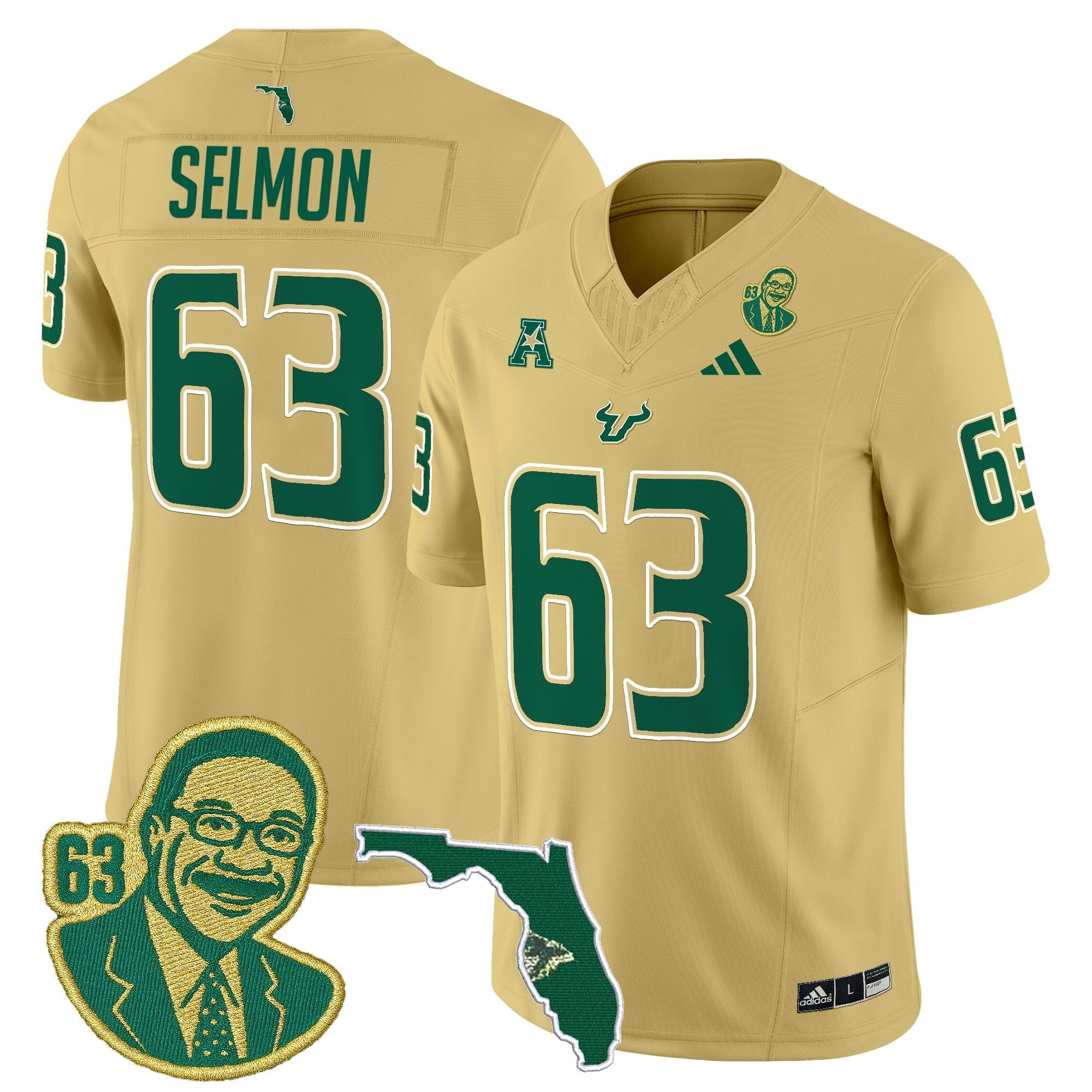 South Florida Bulls 'Lee Roy Selmon Legacy Edition' Vapor Limited Jersey - All Stitched