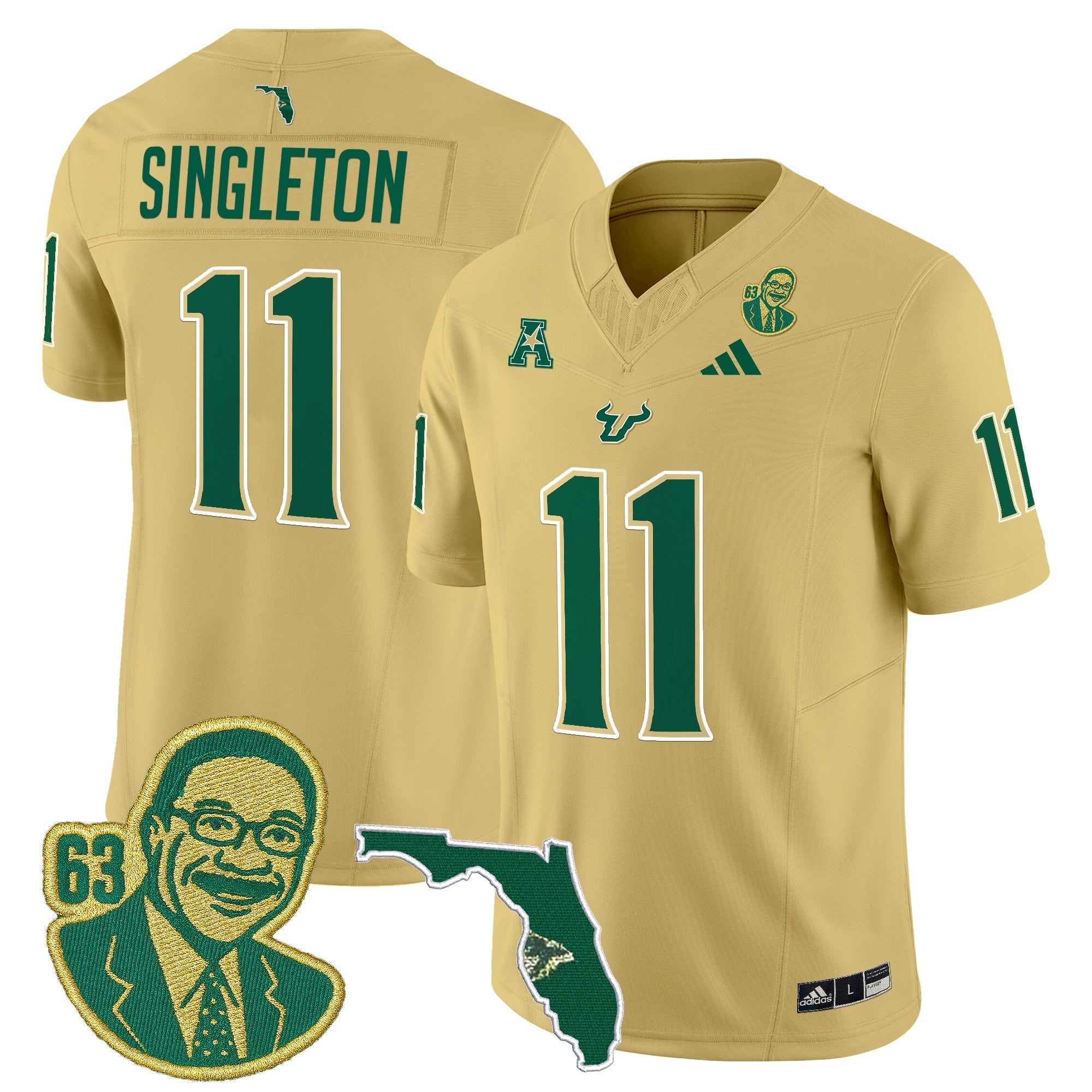 South Florida Bulls 'Lee Roy Selmon Legacy Edition' Vapor Limited Jersey - All Stitched