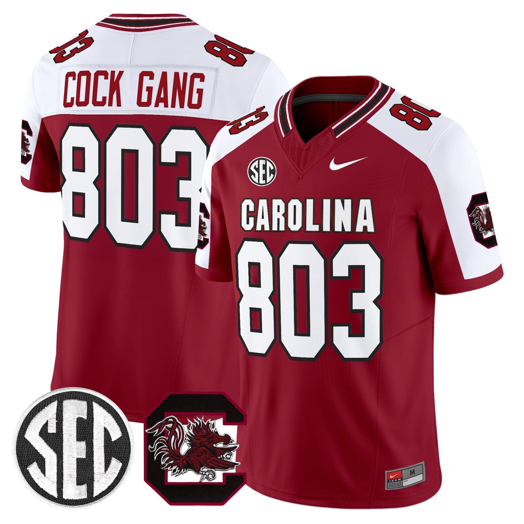 South Carolina Gamecocks 'Rebrand 2026' Vapor Limited Jersey - All Stitched