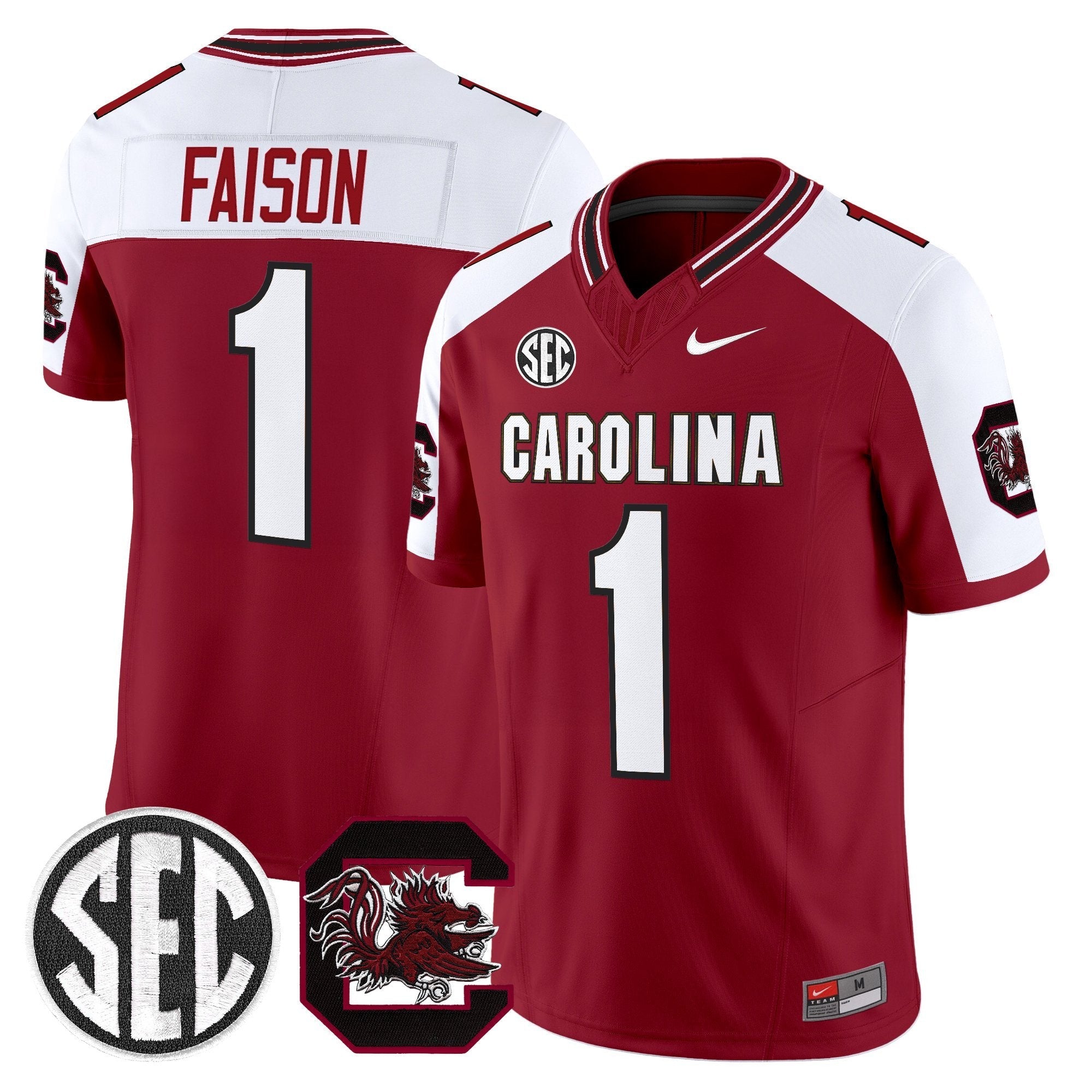 South Carolina Gamecocks 'Rebrand 2026' Vapor Limited Jersey - All Stitched