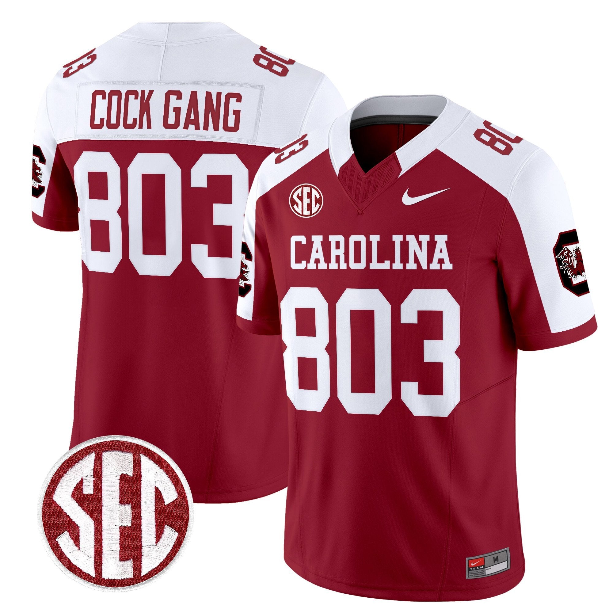 South Carolina Gamecocks 1980 Throwback Vapor Limited Jersey – Rebrand 2026 – All Stitched