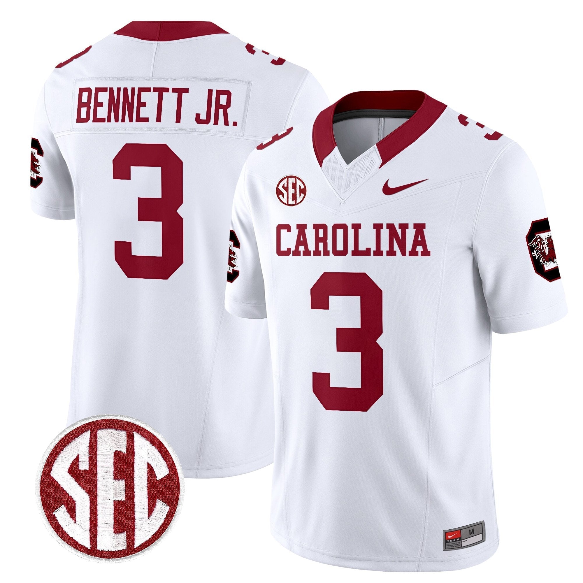 South Carolina Gamecocks 1980 Throwback Vapor Limited Jersey – Rebrand 2026 – All Stitched