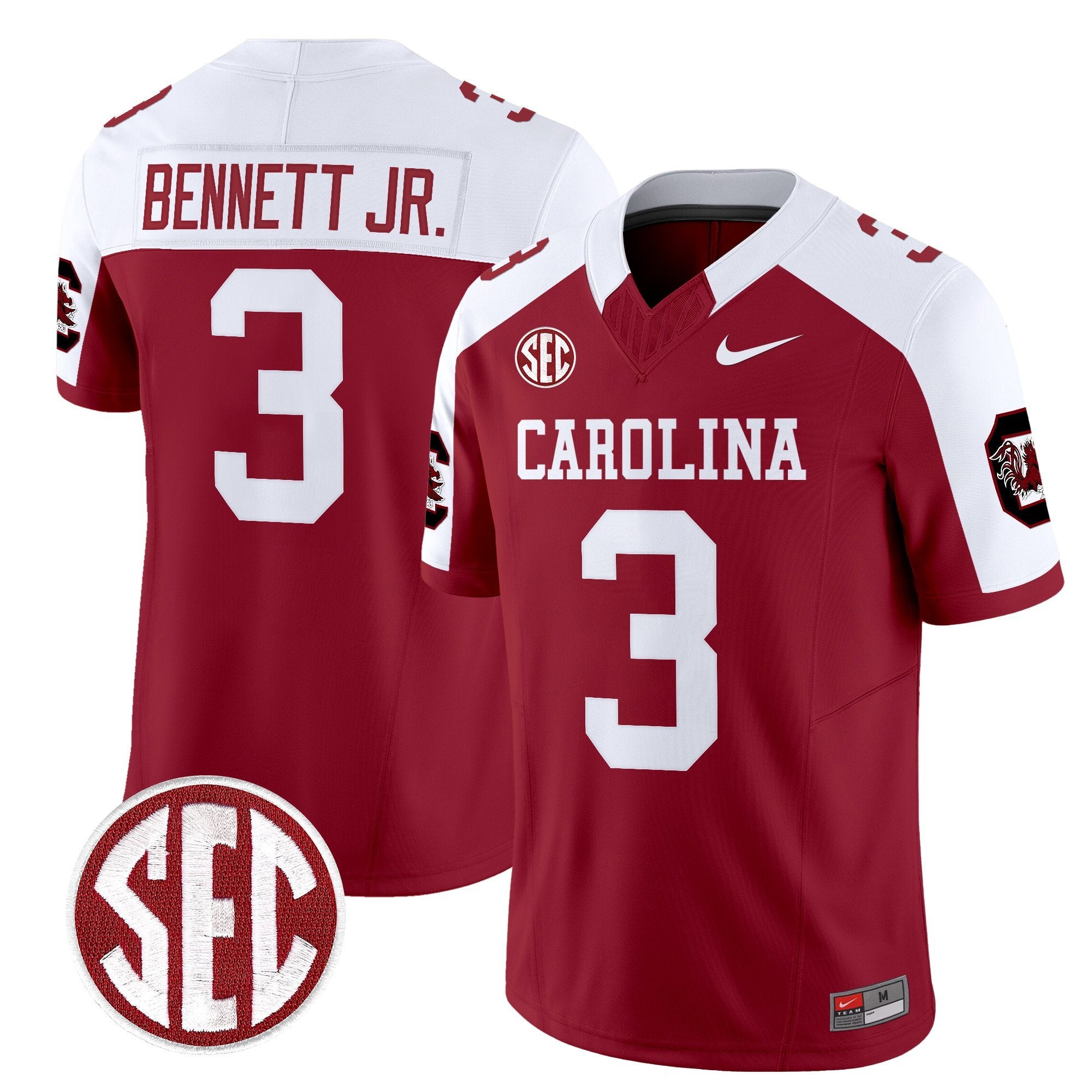 South Carolina Gamecocks 1980 Throwback Vapor Limited Jersey – Rebrand 2026 – All Stitched