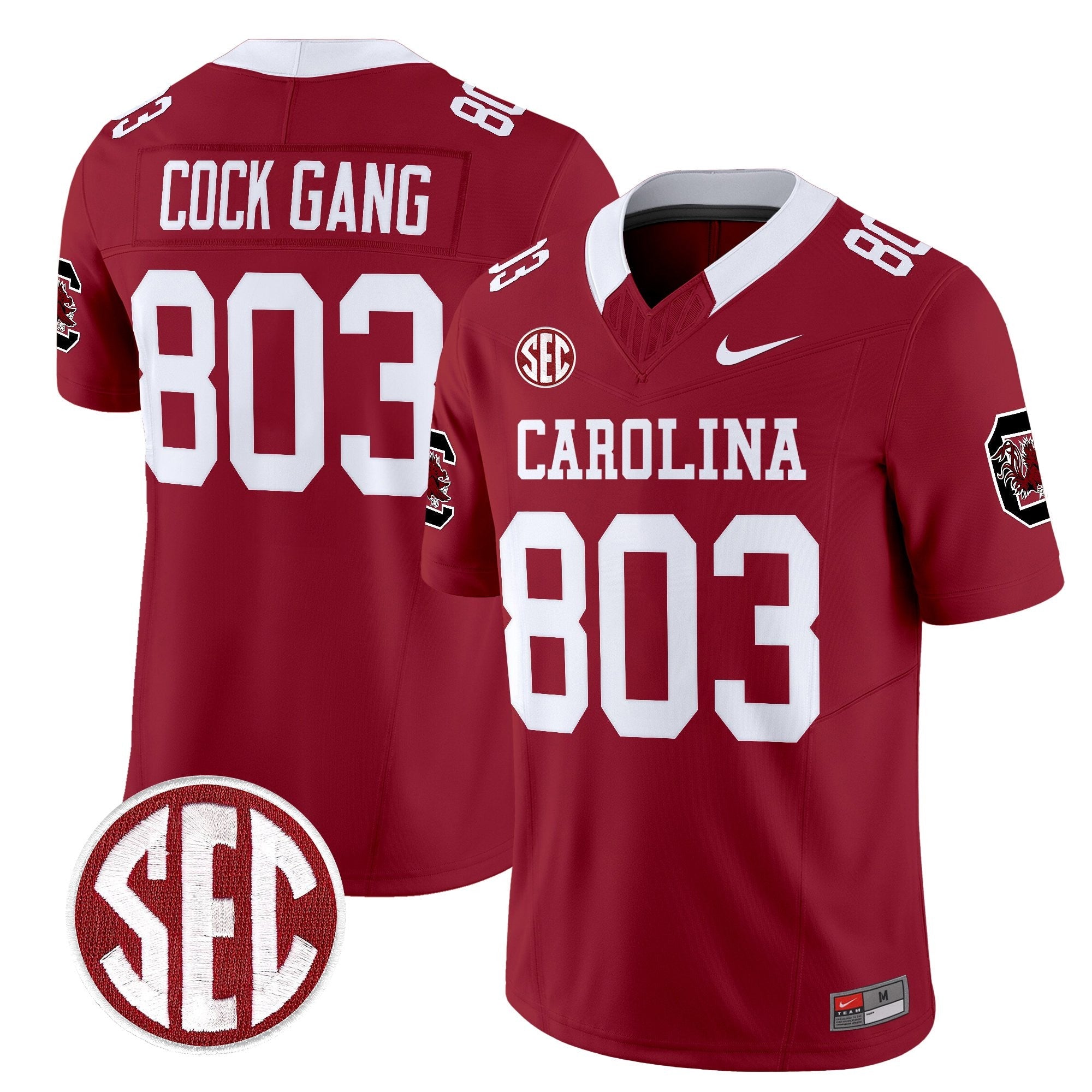 South Carolina Gamecocks 1980 Throwback Vapor Limited Jersey – Rebrand 2026 – All Stitched