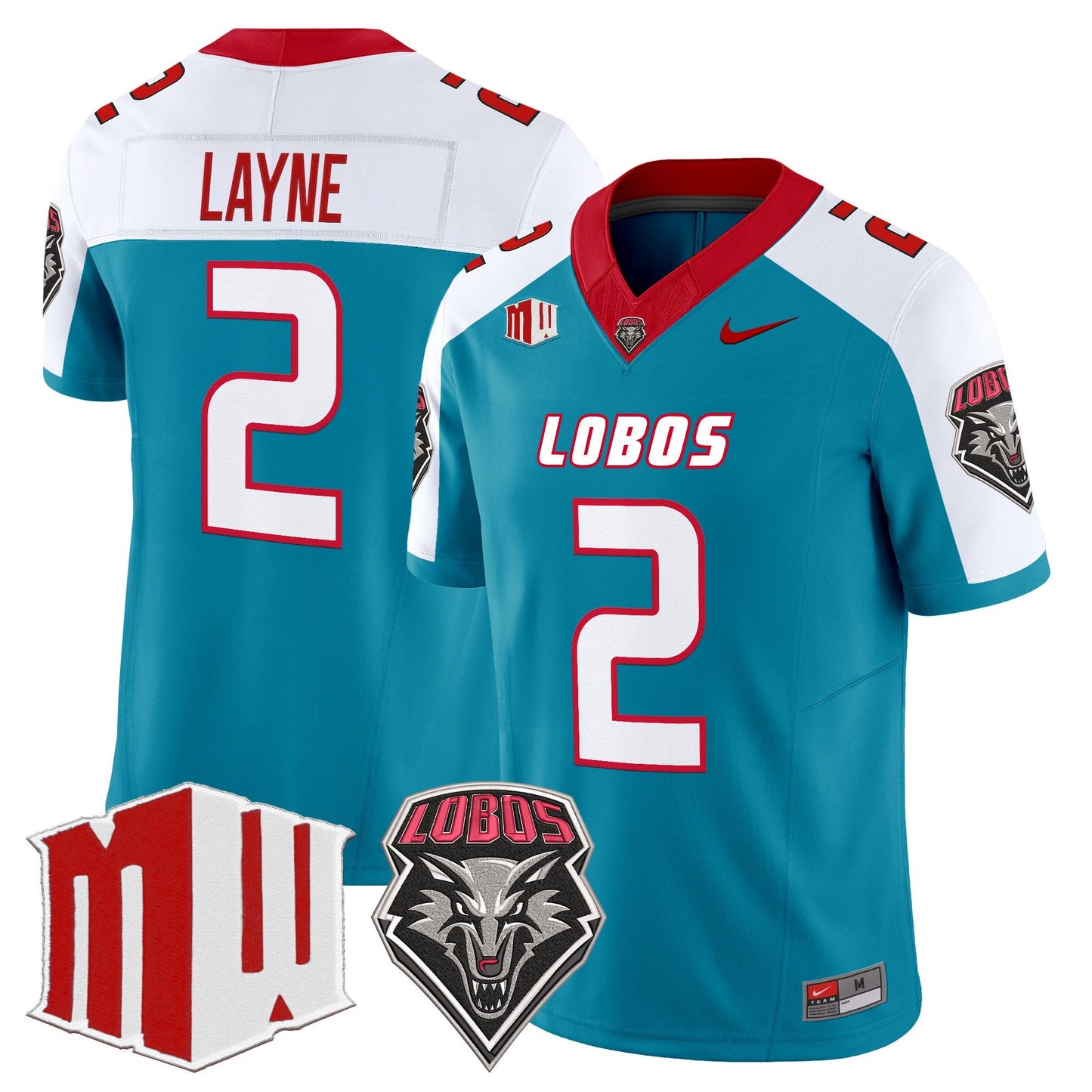 New Mexico Lobos 2026 Vapor Limited Jersey - Stitched
