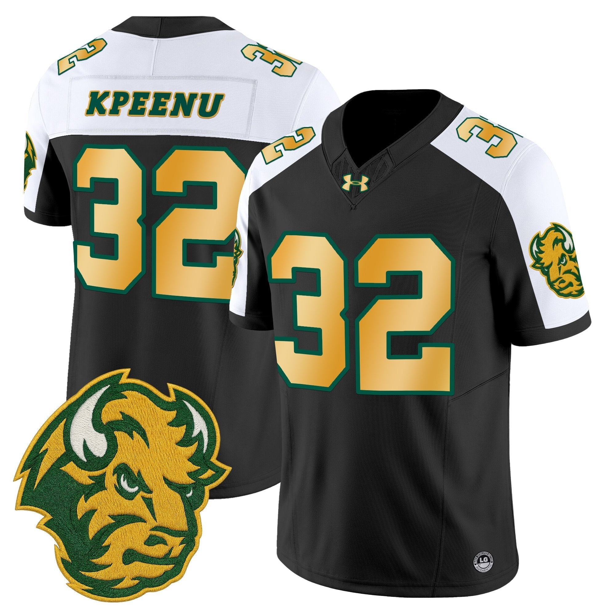 North Dakota State Bison Vapor Limited Jersey - All Stitched