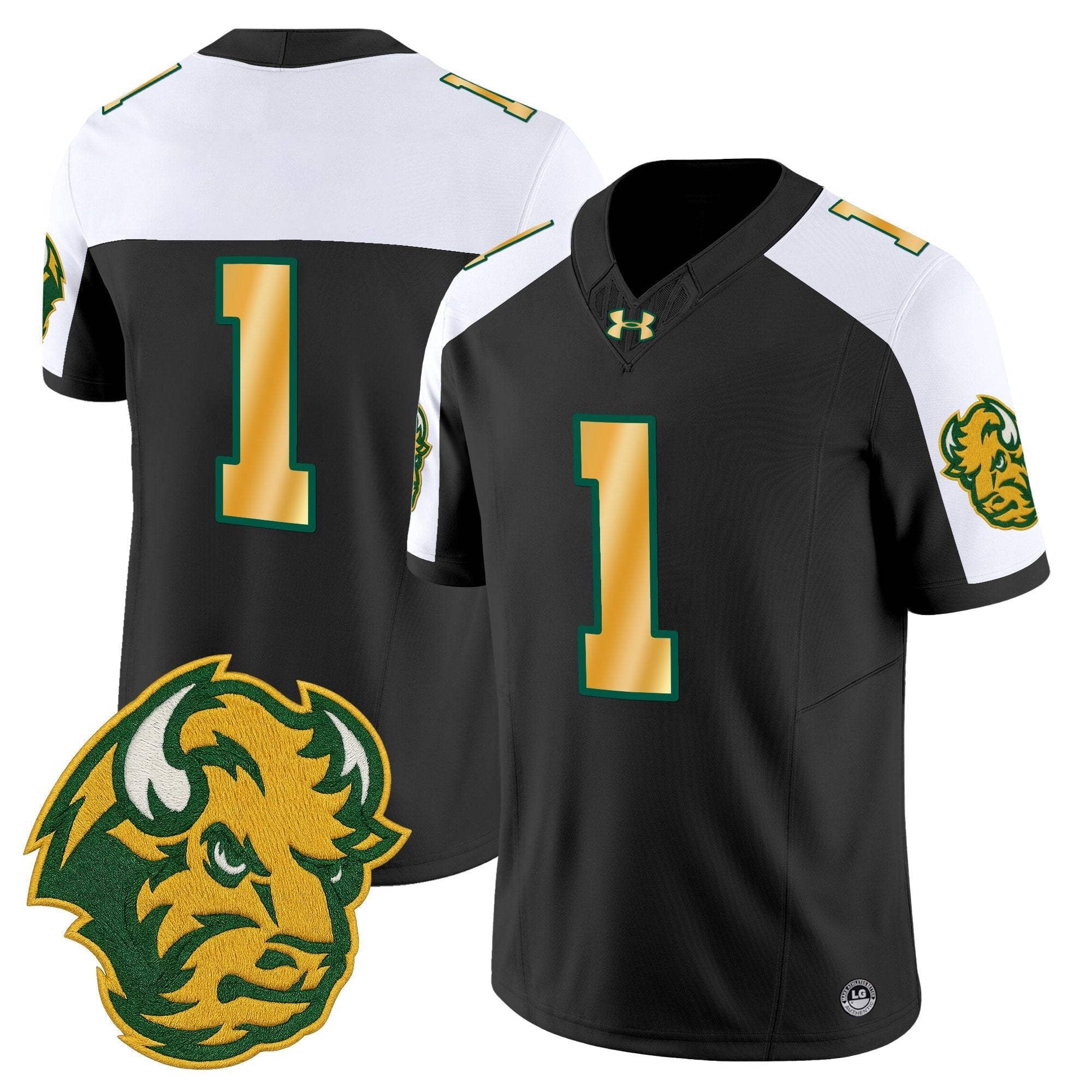 North Dakota State Bison Vapor Limited Jersey - All Stitched