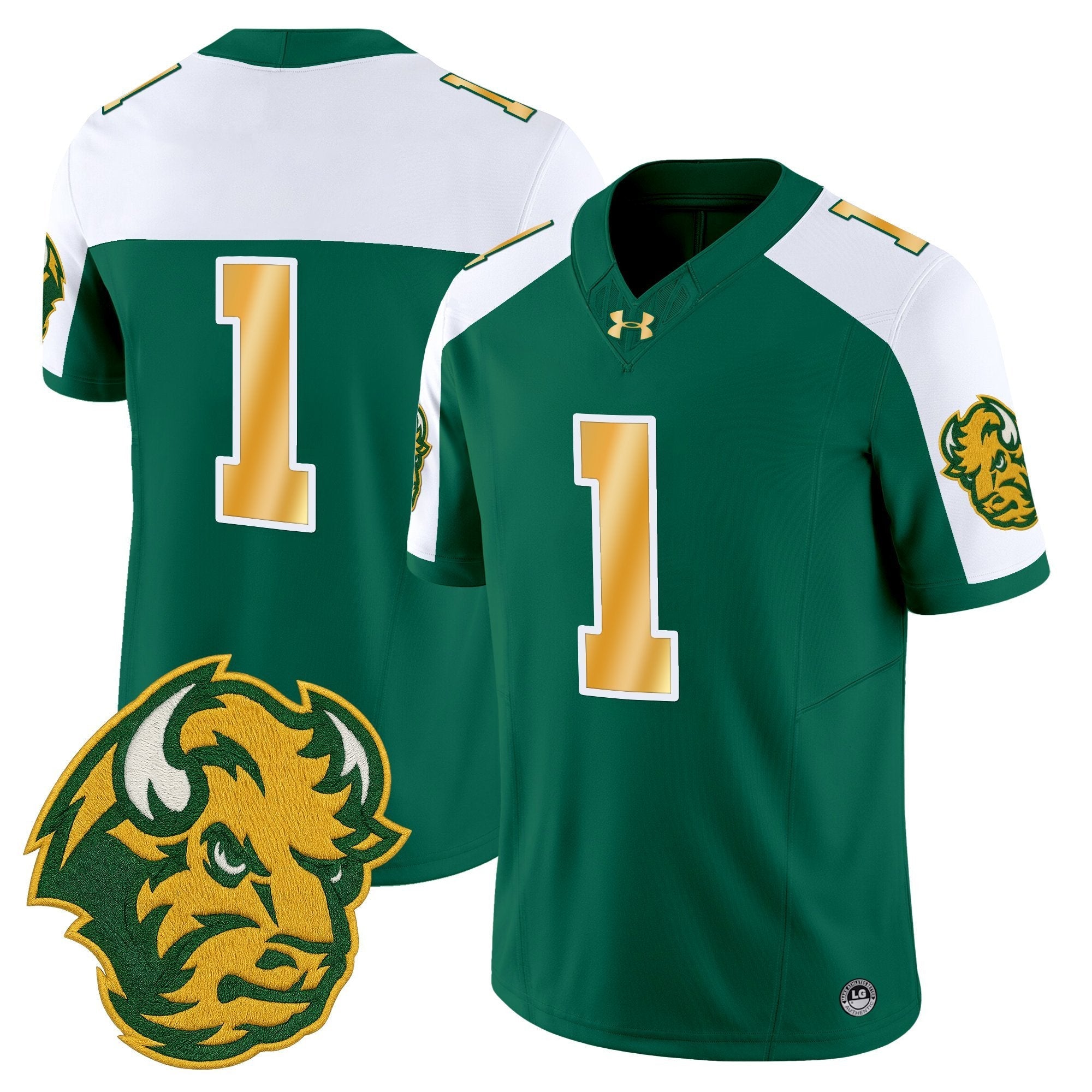 North Dakota State Bison Vapor Limited Jersey - All Stitched