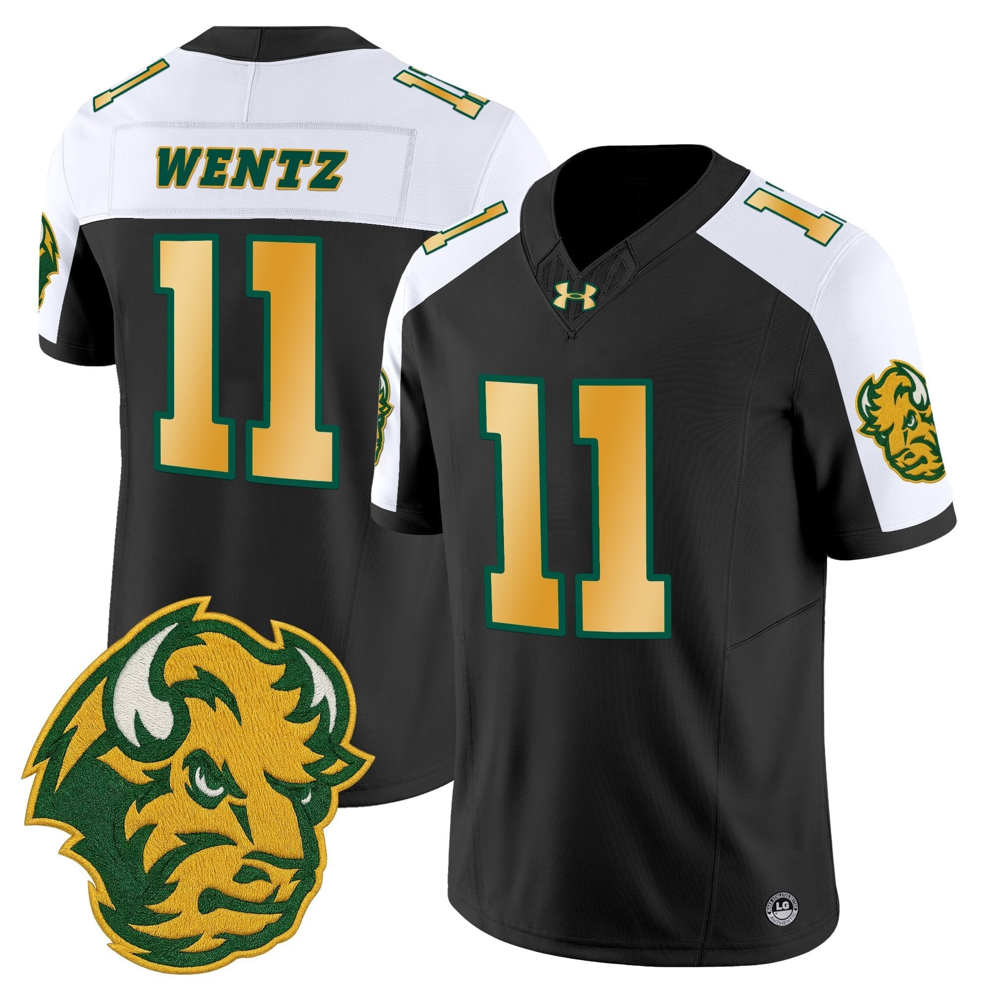 North Dakota State Bison Vapor Limited Jersey - All Stitched