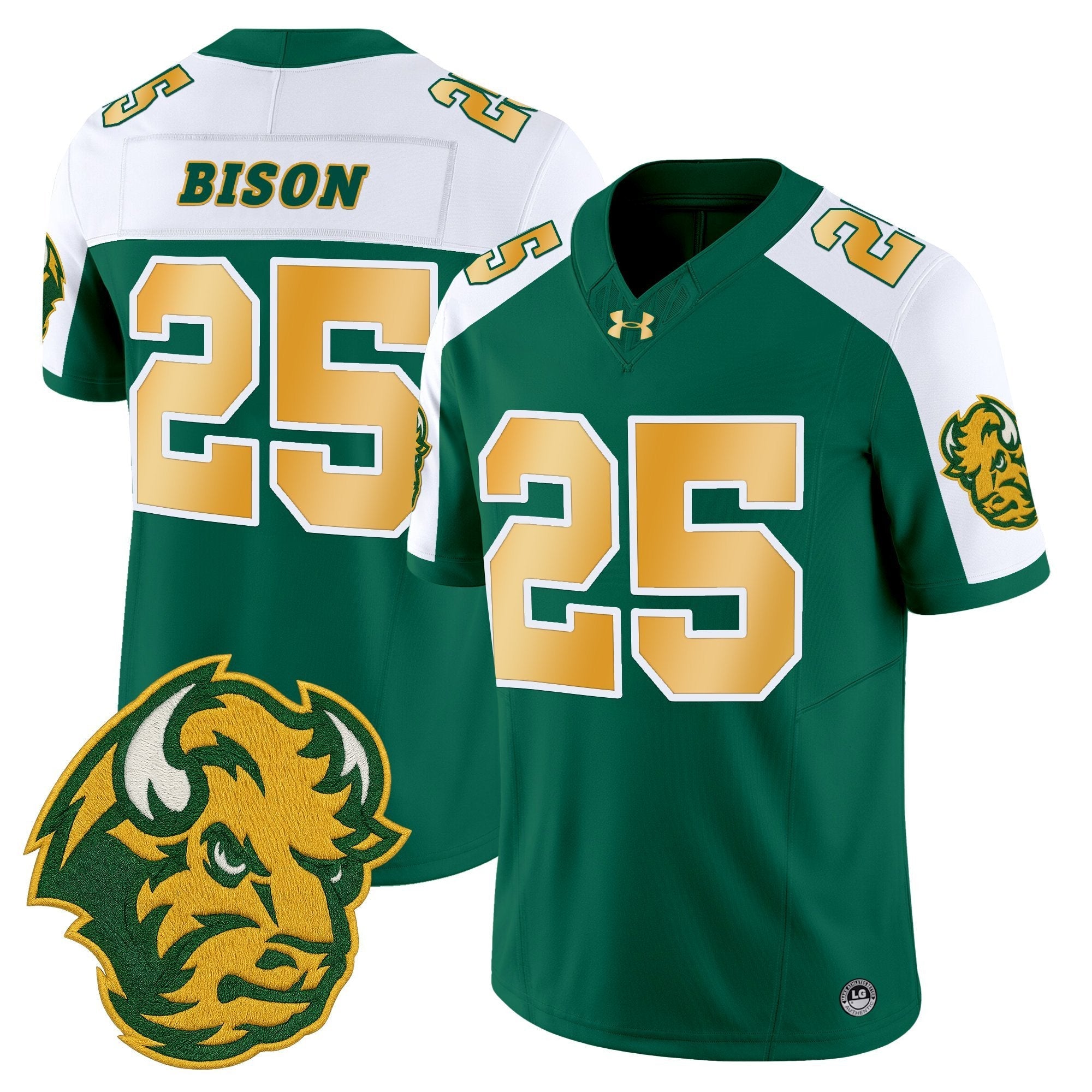 North Dakota State Bison Vapor Limited Jersey - All Stitched