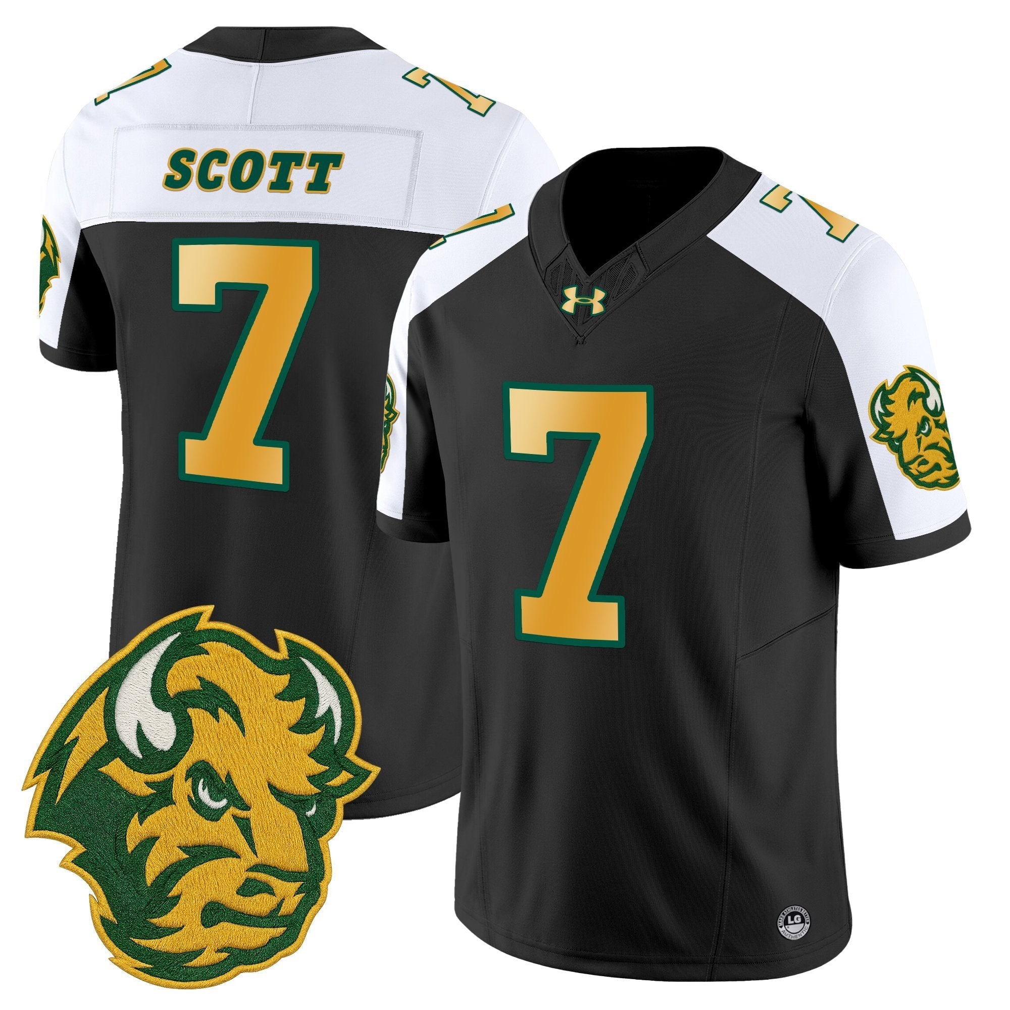 North Dakota State Bison Vapor Limited Jersey - All Stitched