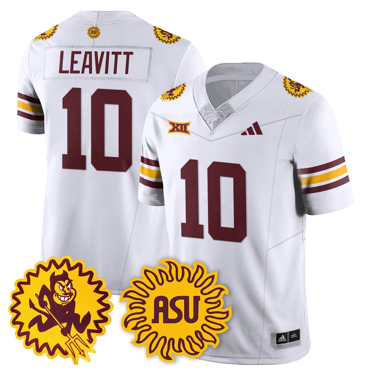 Arizona State Sun Devils 1975 Throwback Uniform - All Stitched