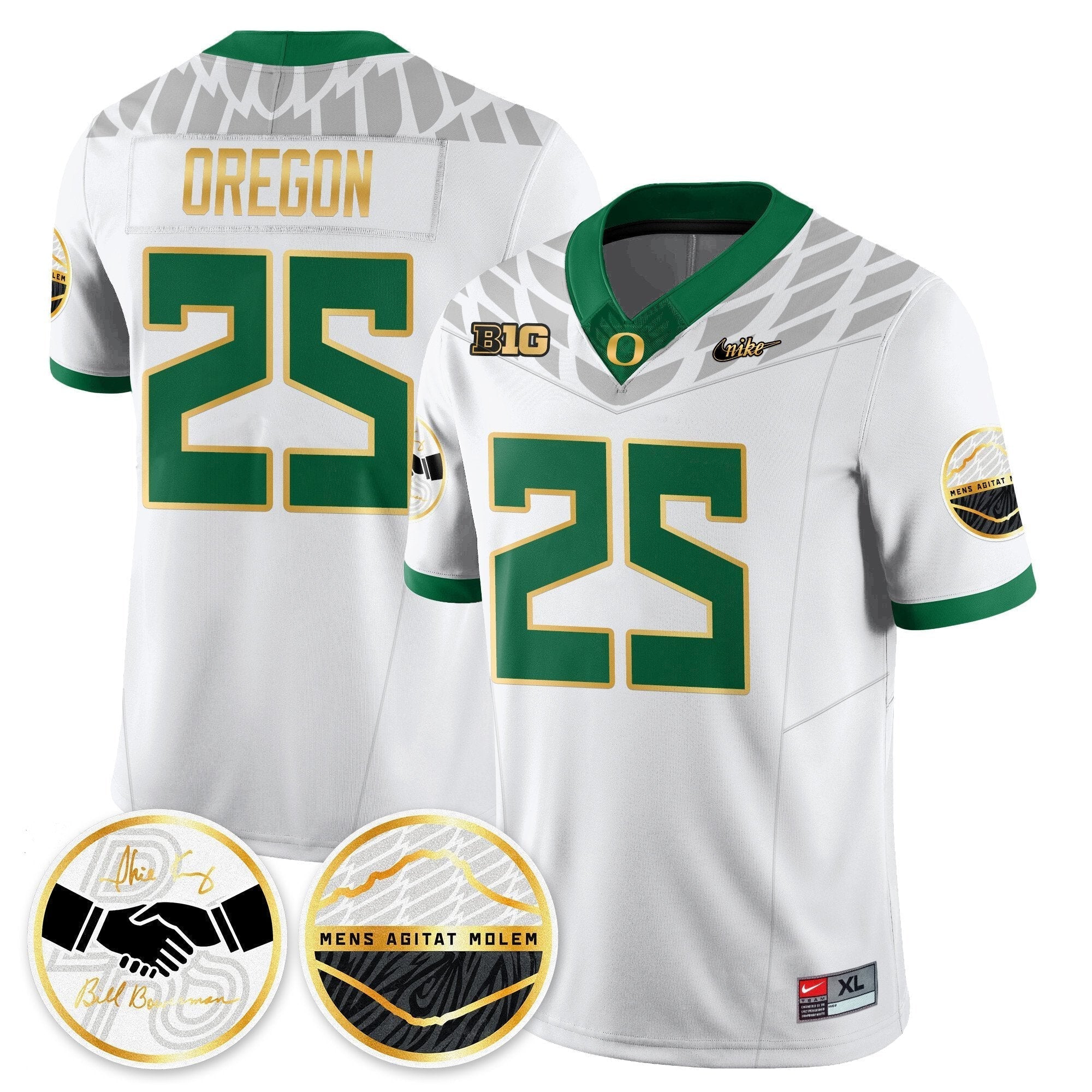 Oregon Ducks 2025 "Shoe Duck" Jersey V1 - All Stitched