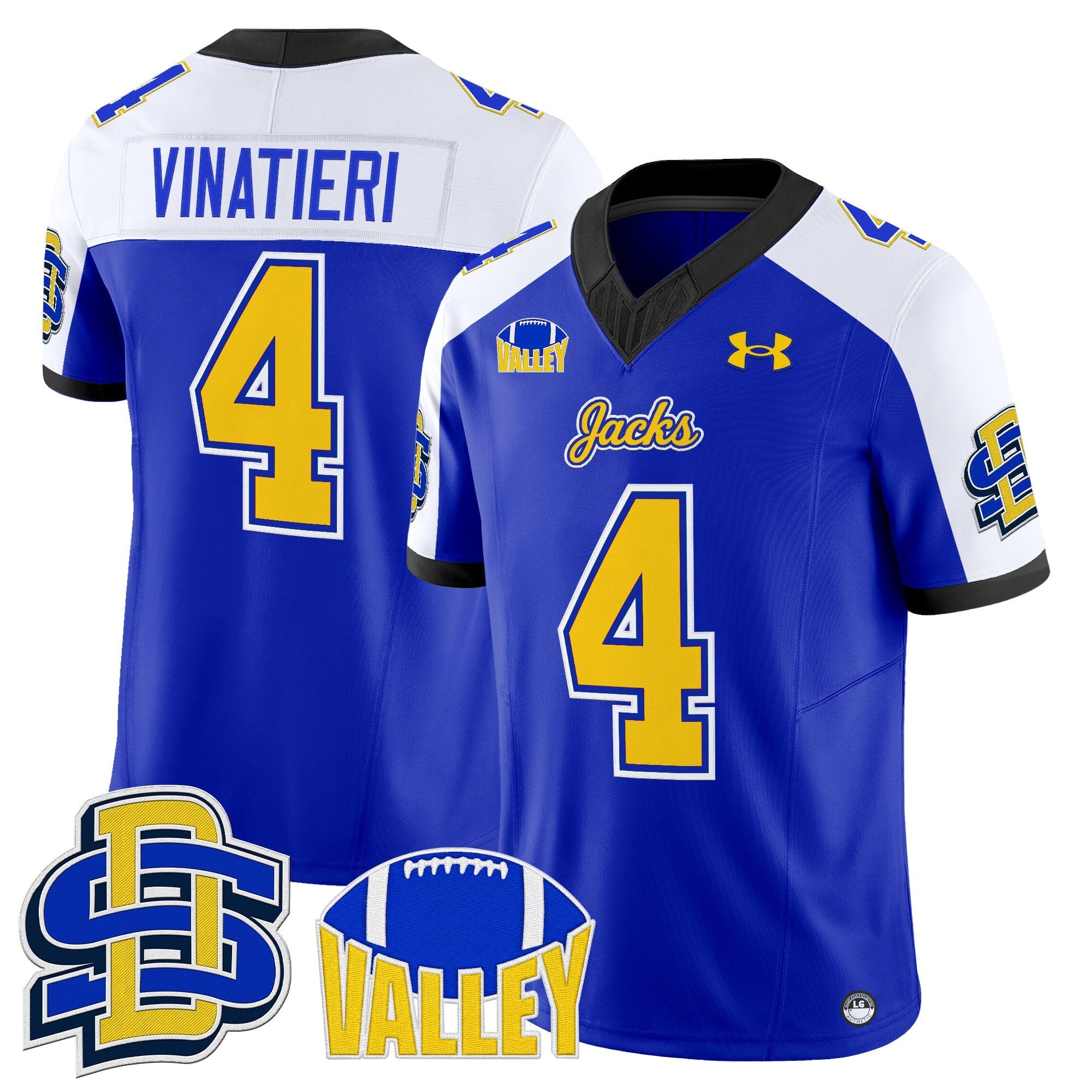 South Dakota State Jackrabbits 2025 Vapor Limited Jersey - All Stitched