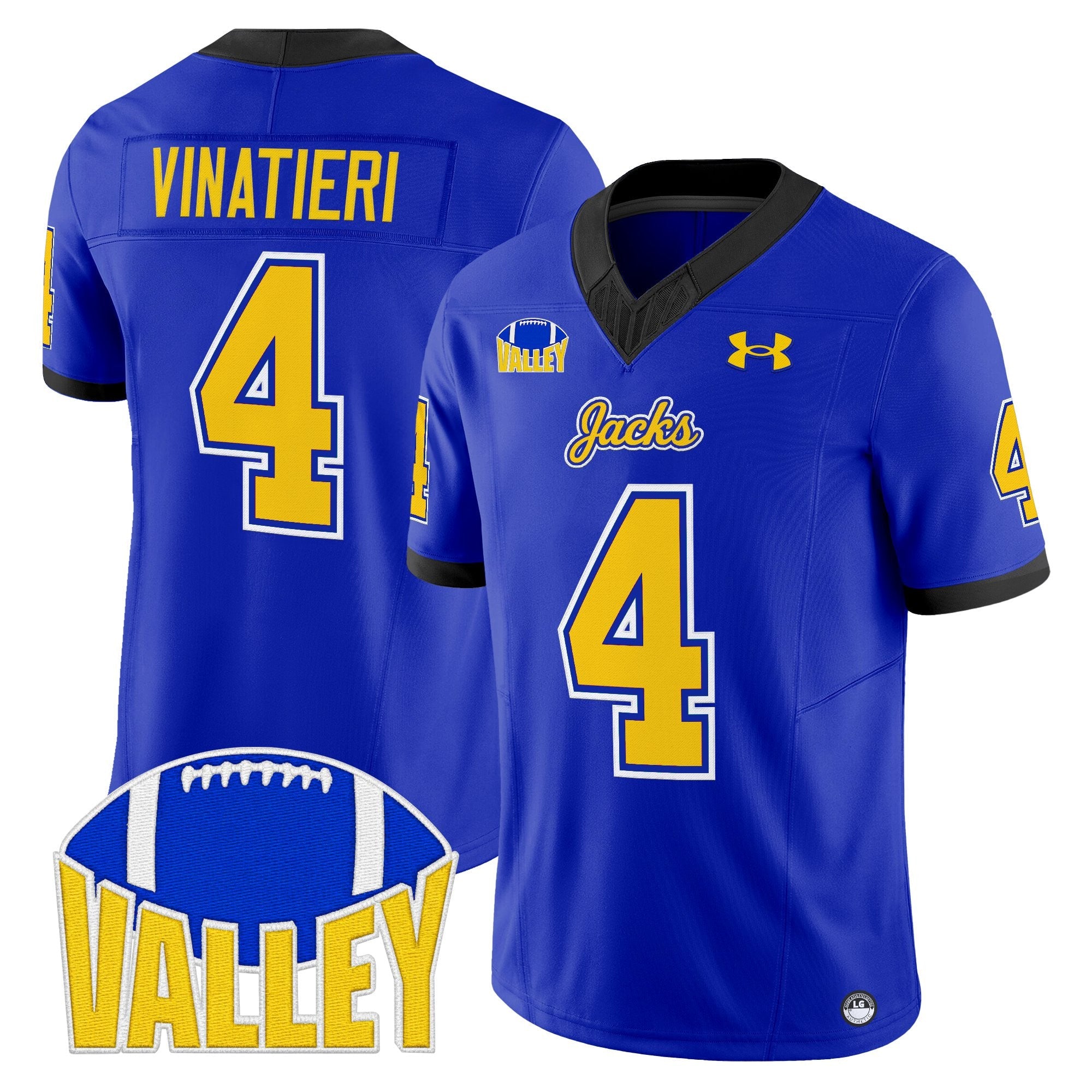 South Dakota State Jackrabbits 2025 Vapor Limited Jersey - All Stitched