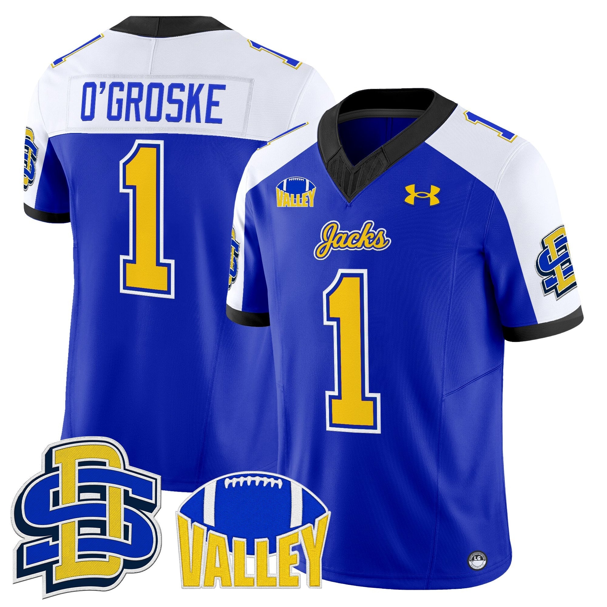 South Dakota State Jackrabbits 2025 Vapor Limited Jersey - All Stitched