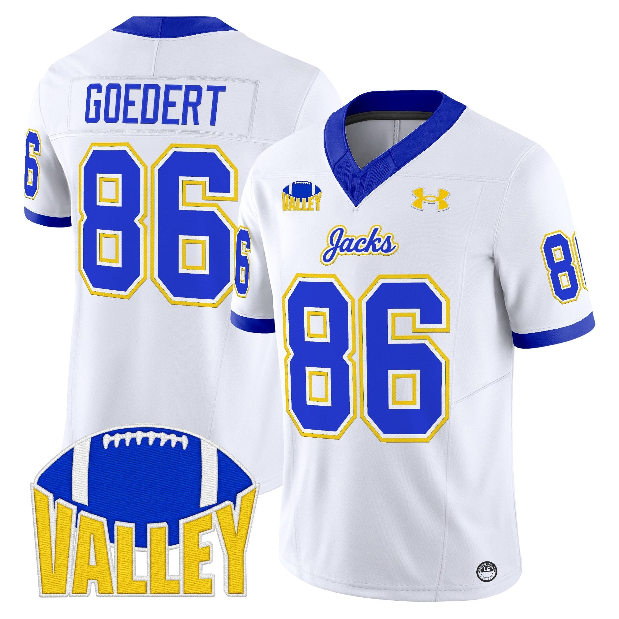 South Dakota State Jackrabbits 2025 Vapor Limited Jersey - All Stitched