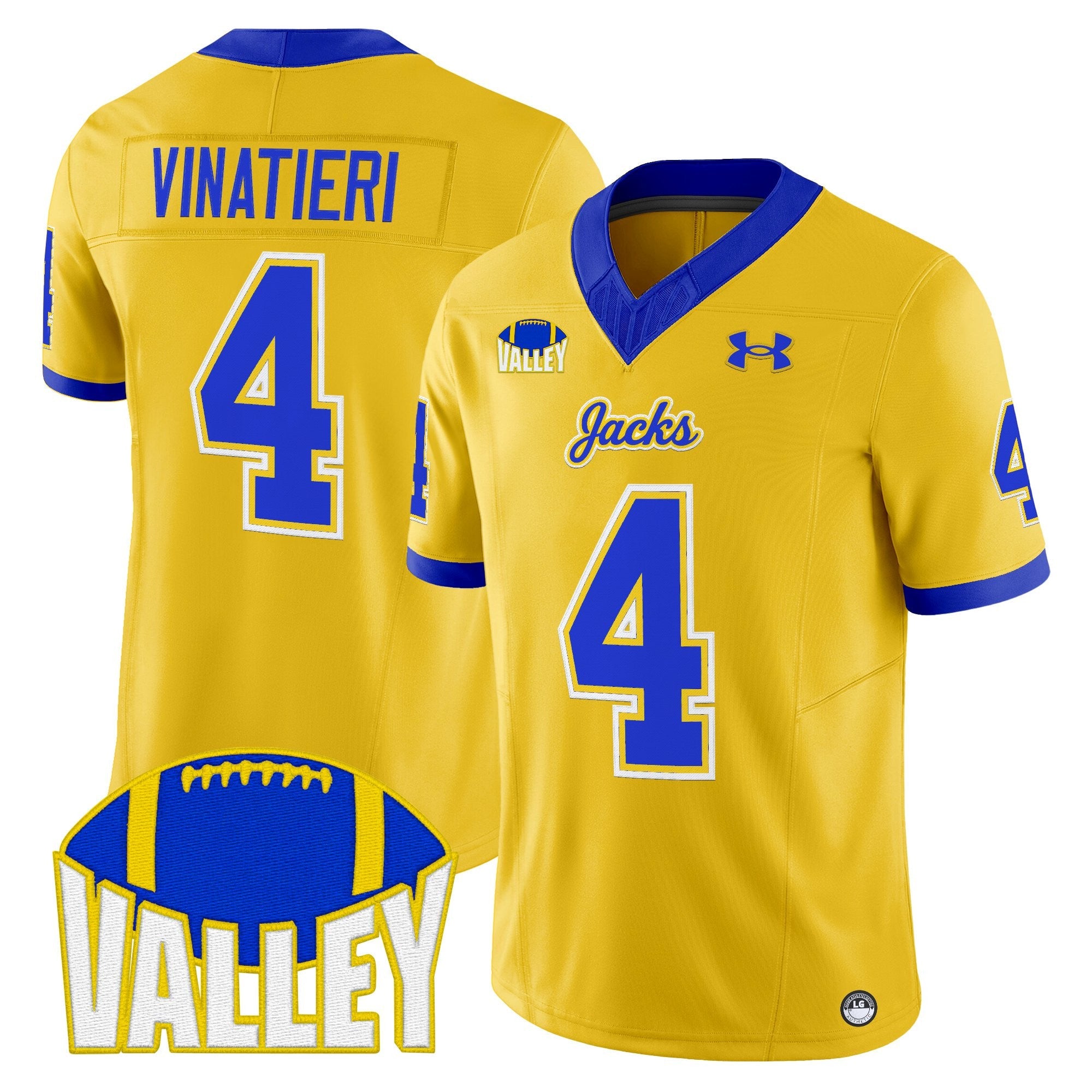 South Dakota State Jackrabbits 2025 Vapor Limited Jersey - All Stitched