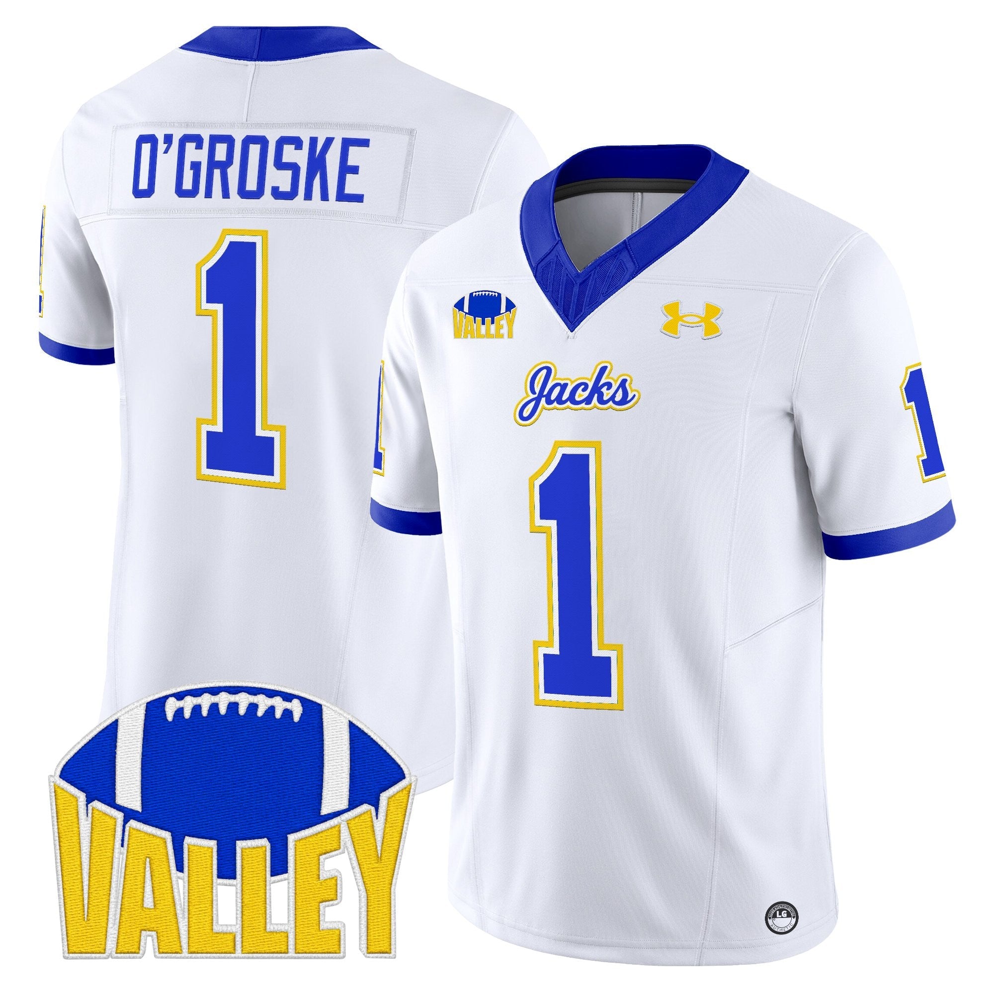 South Dakota State Jackrabbits 2025 Vapor Limited Jersey - All Stitched
