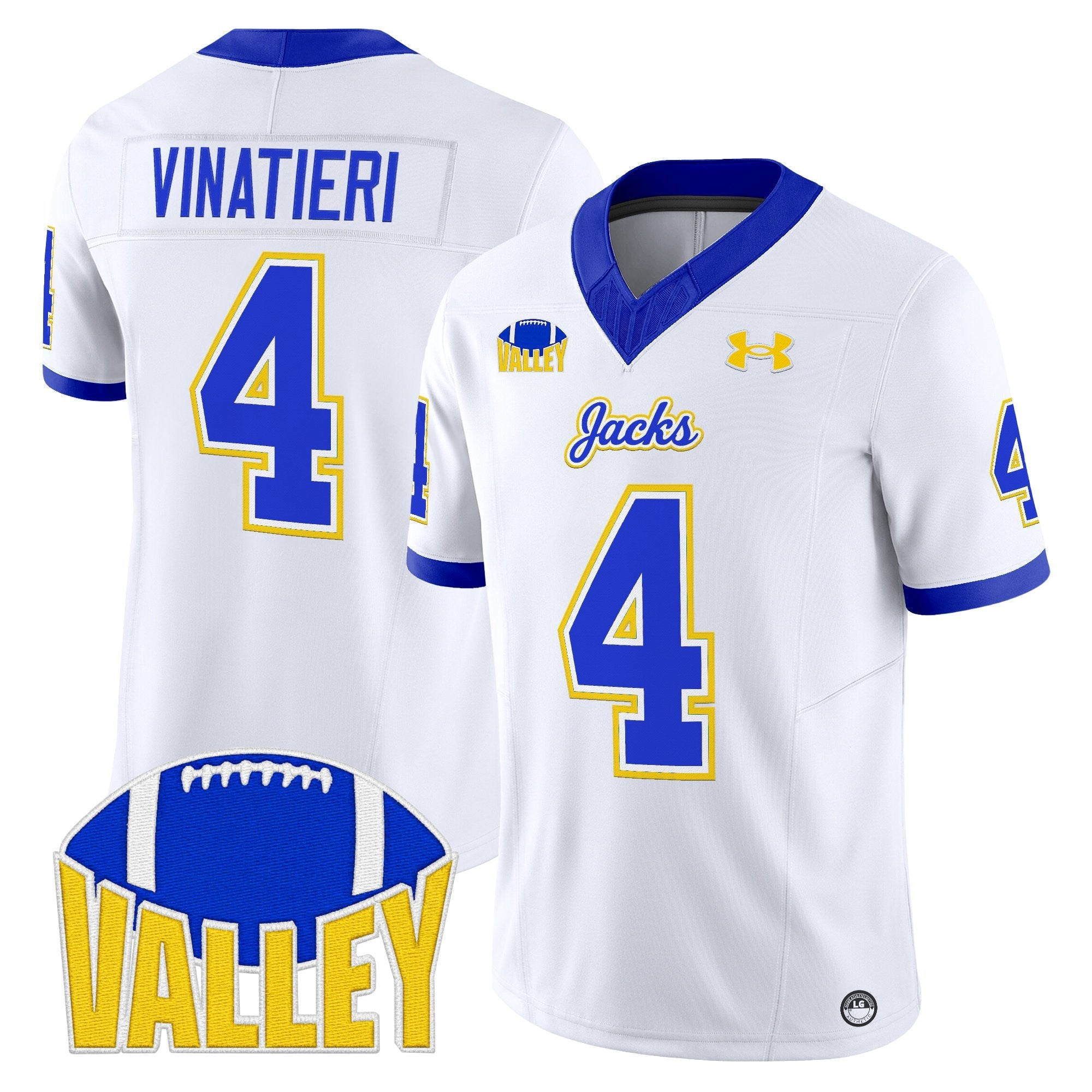 South Dakota State Jackrabbits 2025 Vapor Limited Jersey - All Stitched