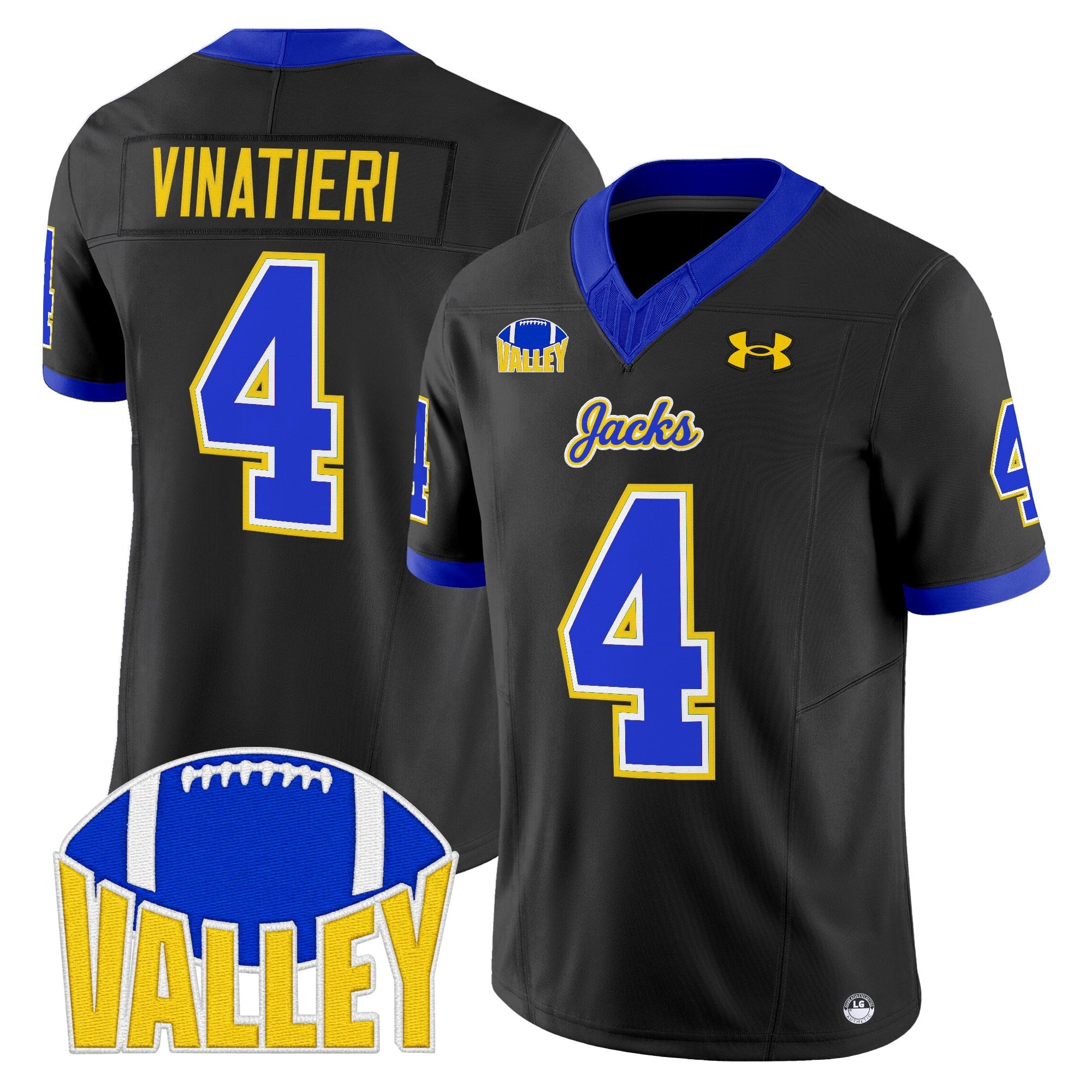 South Dakota State Jackrabbits 2025 Vapor Limited Jersey - All Stitched