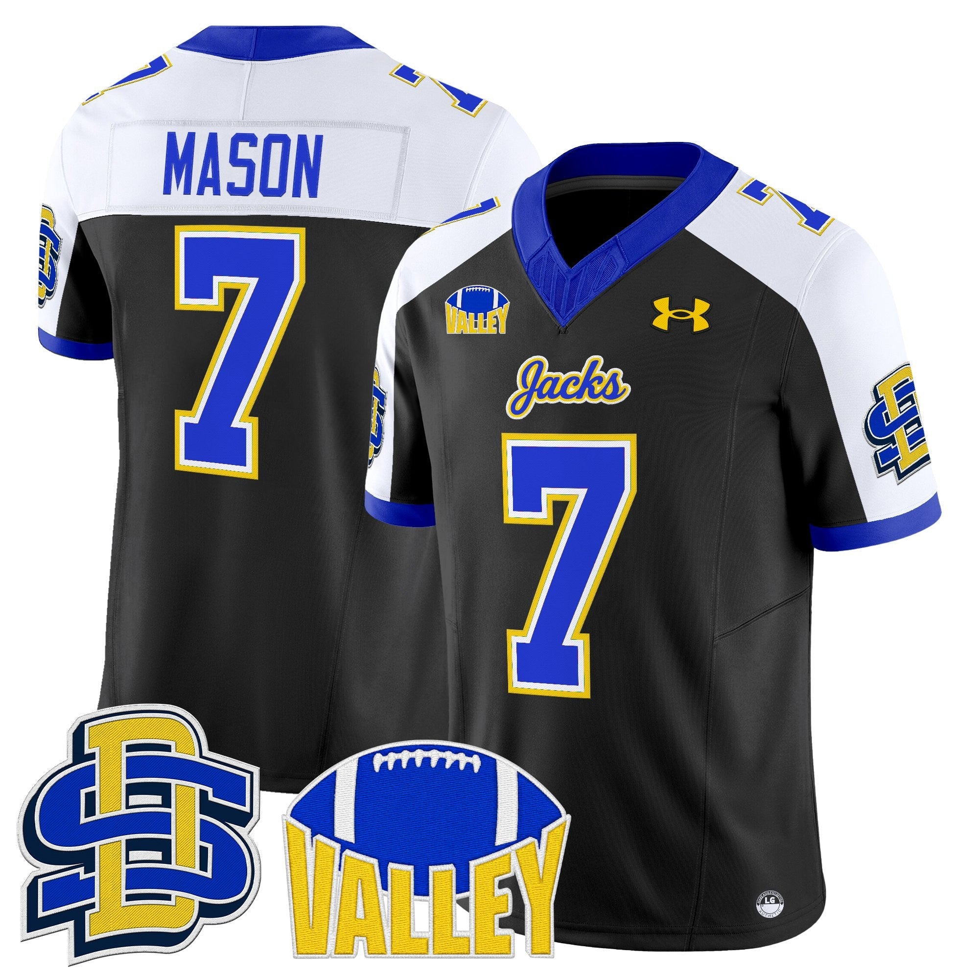 South Dakota State Jackrabbits 2025 Vapor Limited Jersey - All Stitched