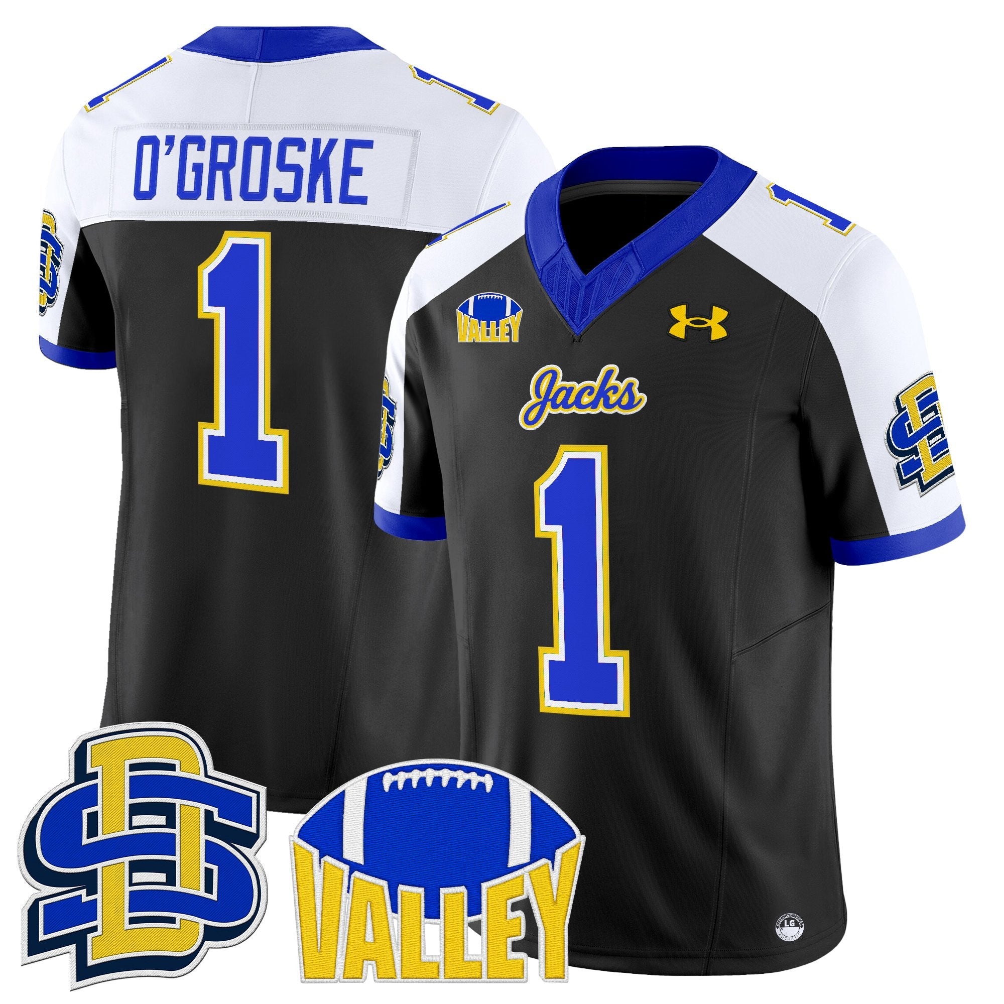 South Dakota State Jackrabbits 2025 Vapor Limited Jersey - All Stitched