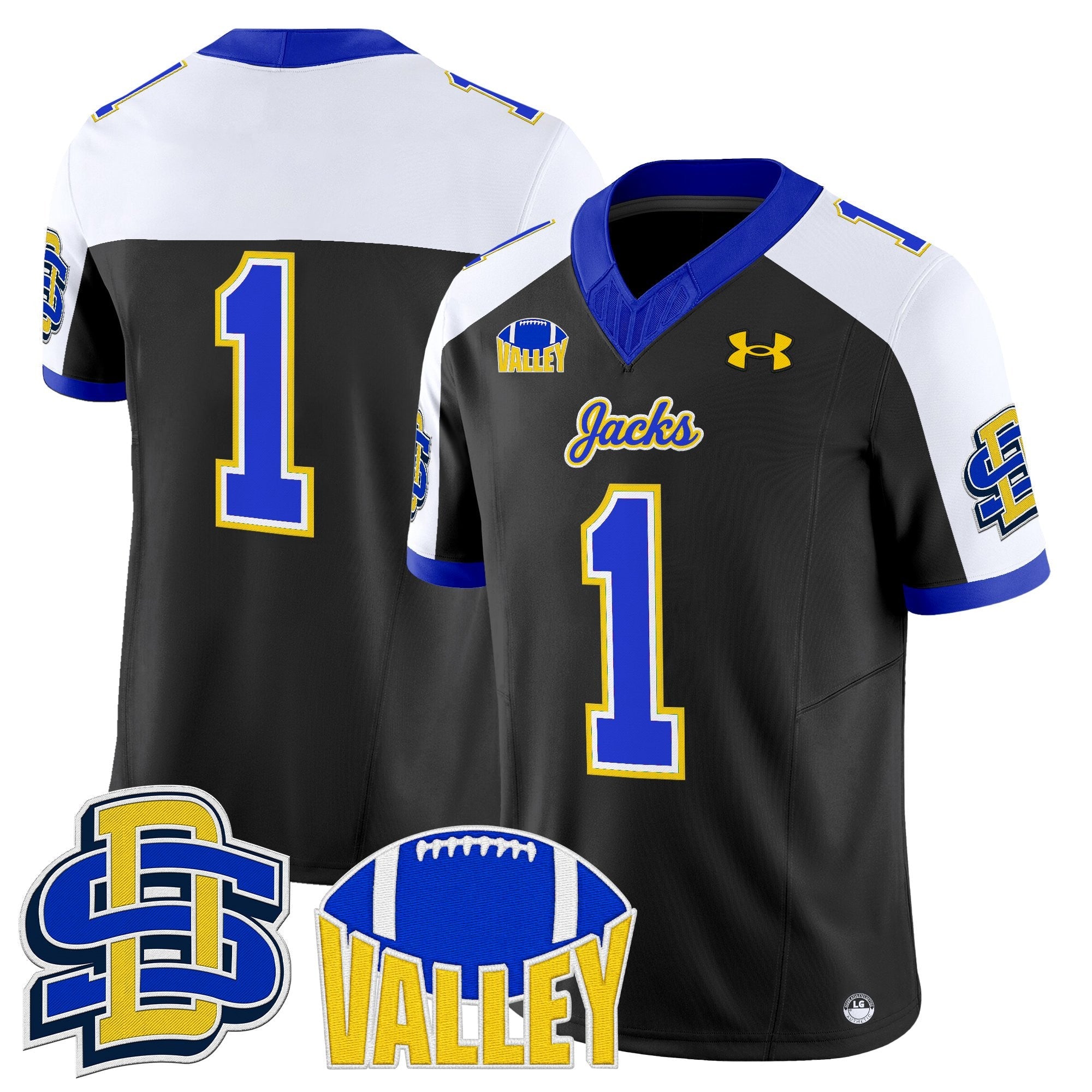 South Dakota State Jackrabbits 2025 Vapor Limited Jersey - All Stitched
