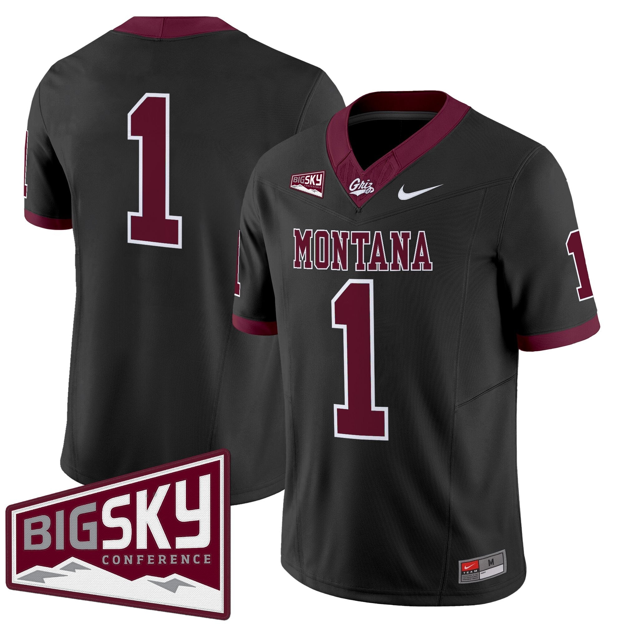 Montana Grizzlies 2025 Vapor Limited Jersey - All Stitched