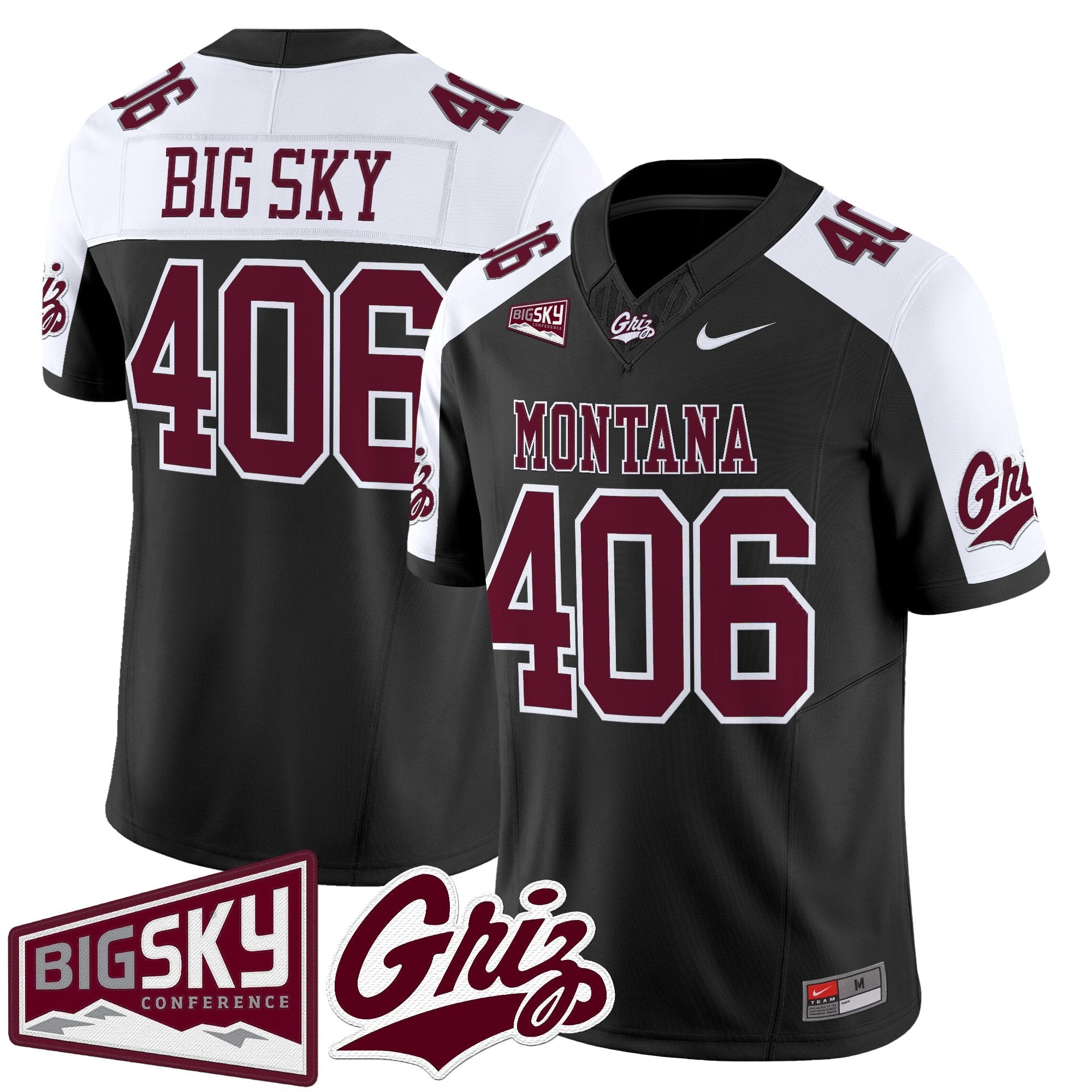 Montana Grizzlies 2025 Vapor Limited Jersey - All Stitched