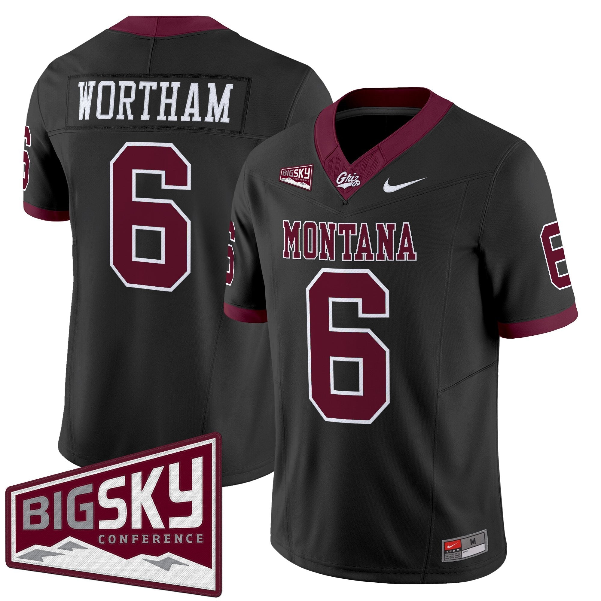 Montana Grizzlies 2025 Vapor Limited Jersey - All Stitched
