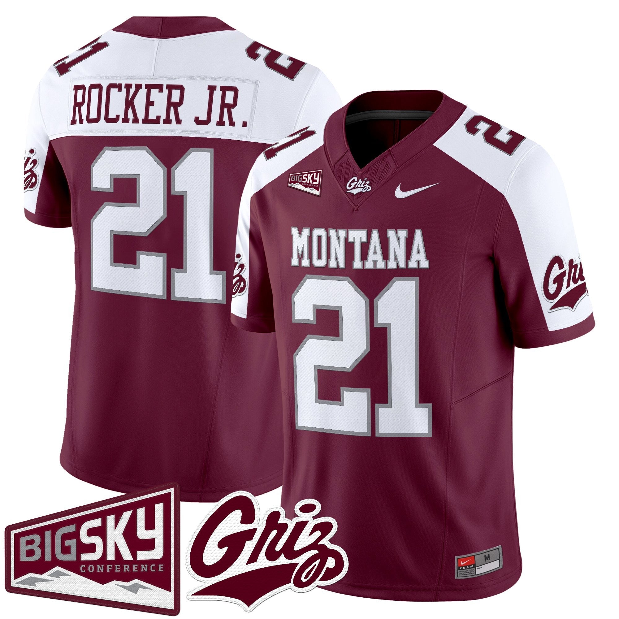 Montana Grizzlies 2025 Vapor Limited Jersey - All Stitched