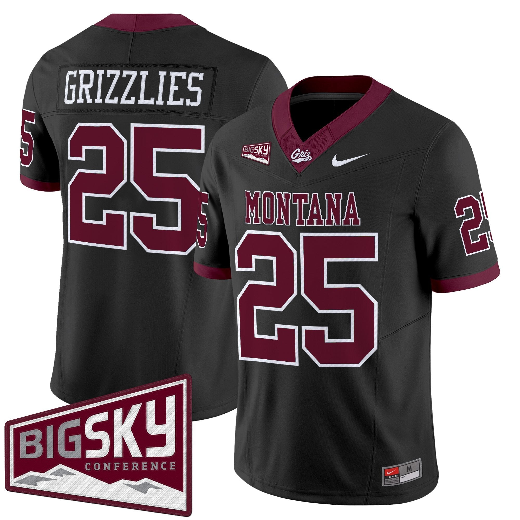 Montana Grizzlies 2025 Vapor Limited Jersey - All Stitched