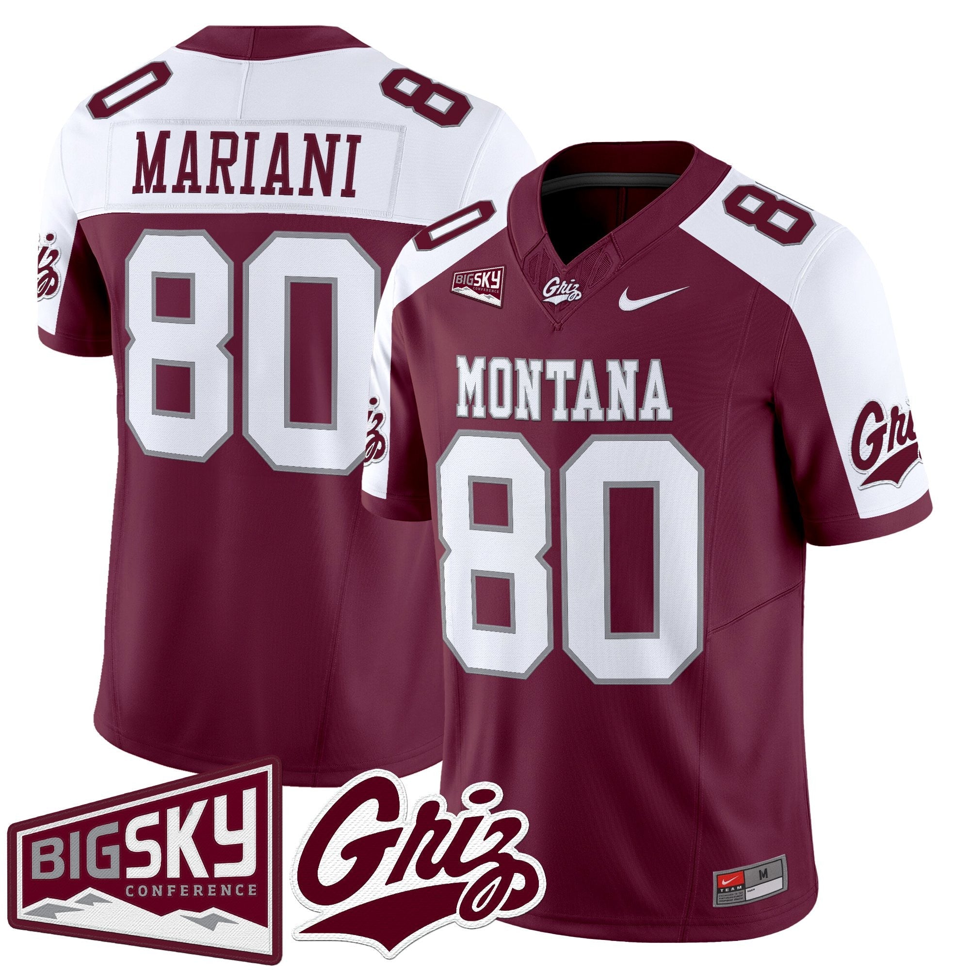 Montana Grizzlies 2025 Vapor Limited Jersey - All Stitched