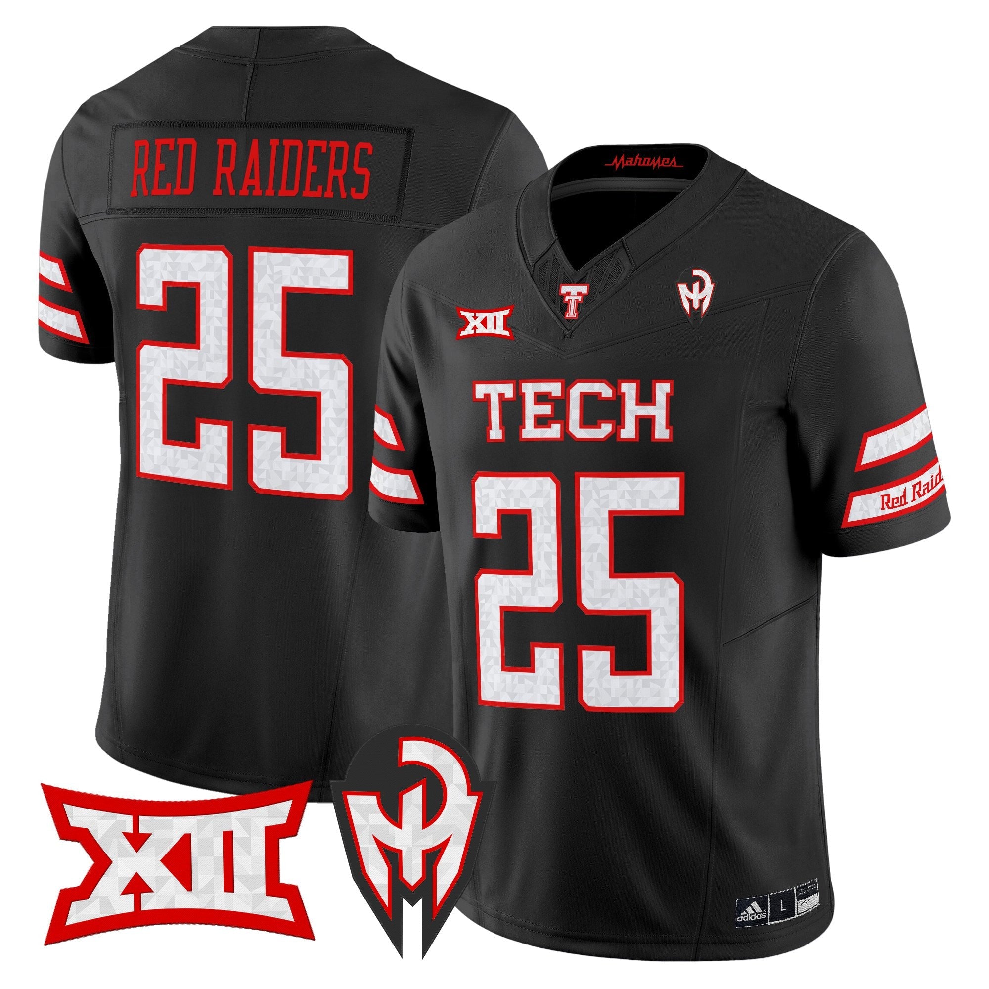 Texas Tech Red Raiders 'Too Cold' Vapor Limited Jersey - Mahomes Collection - All Stitched