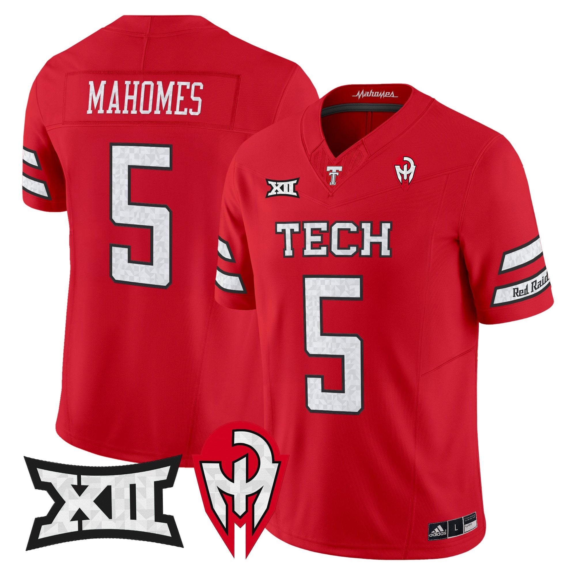Texas Tech Red Raiders 'Too Cold' Vapor Limited Jersey - Mahomes Collection - All Stitched
