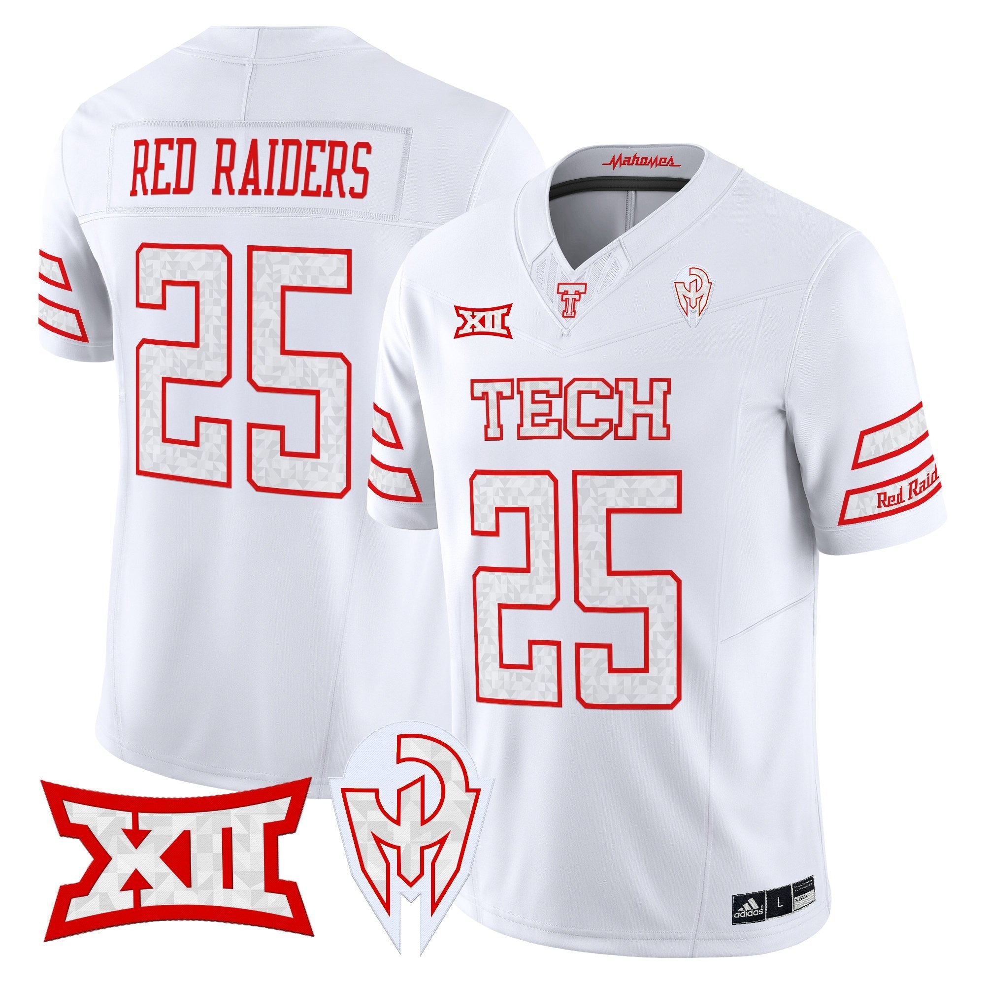 Texas Tech Red Raiders 'Too Cold' Vapor Limited Jersey - Mahomes Collection - All Stitched