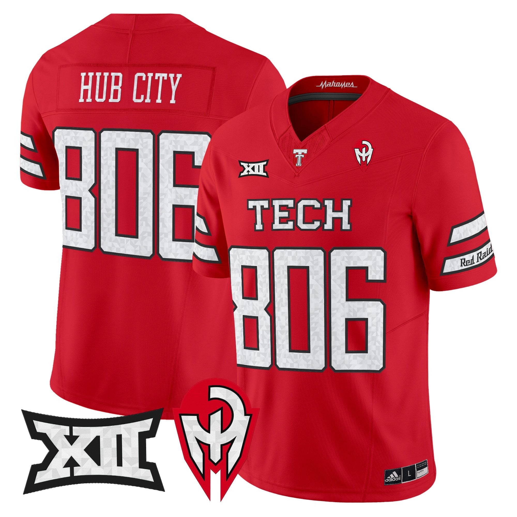 Texas Tech Red Raiders 'Too Cold' Vapor Limited Jersey - Mahomes Collection - All Stitched