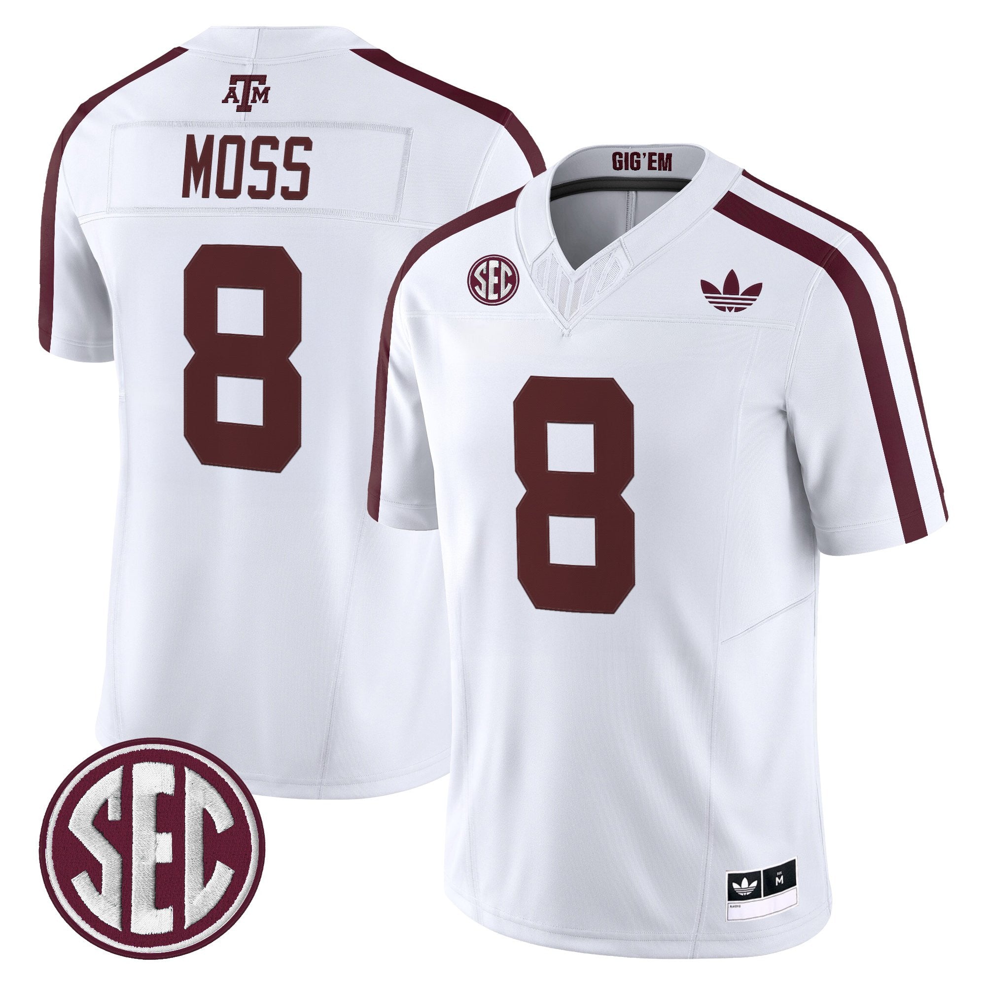 Texas A&M Aggies 2025 Vapor Limited Jersey V2 - All Stitched